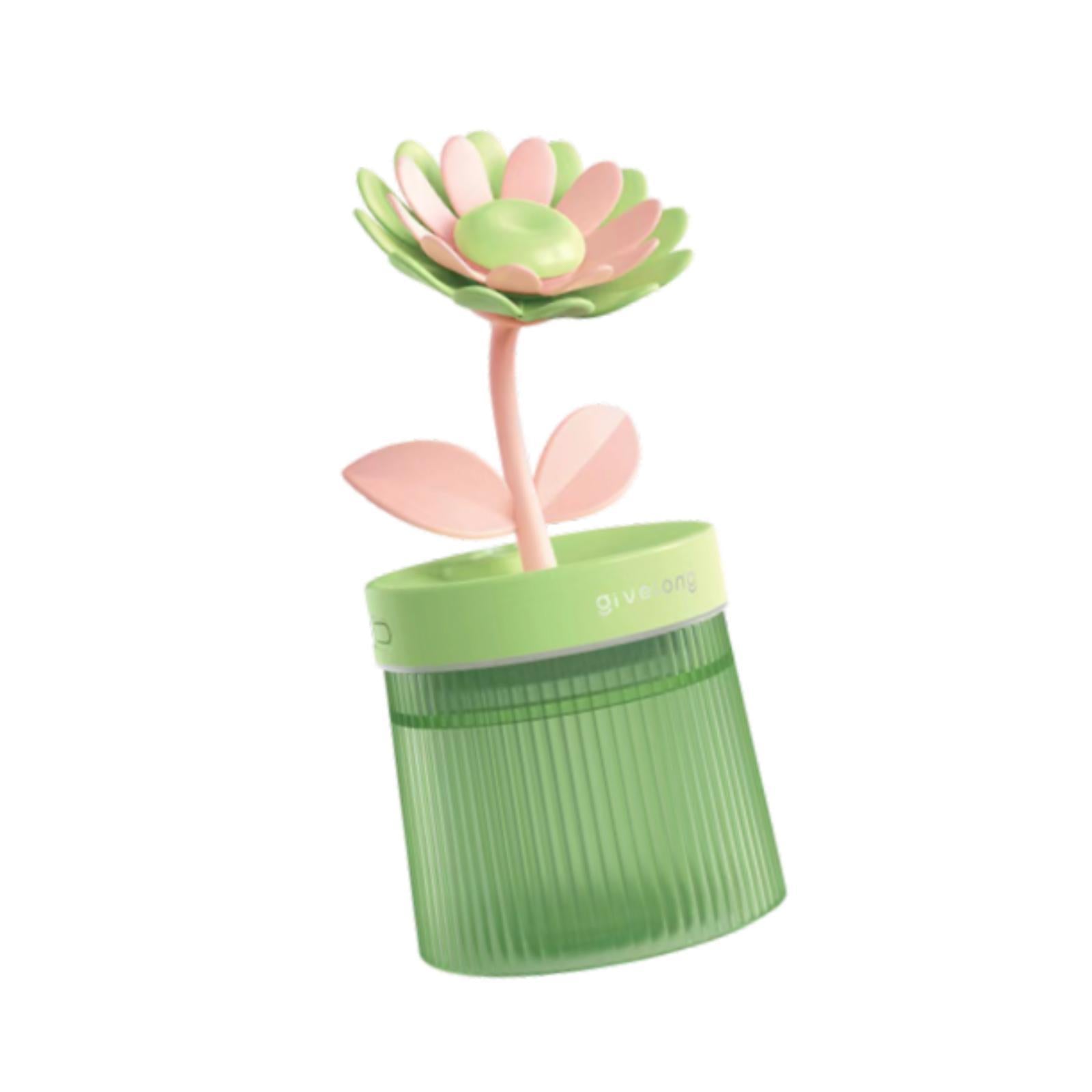 Mini Air Humidifier USB Essential Oil Diffuser for NightStand Bedroom Beside Green