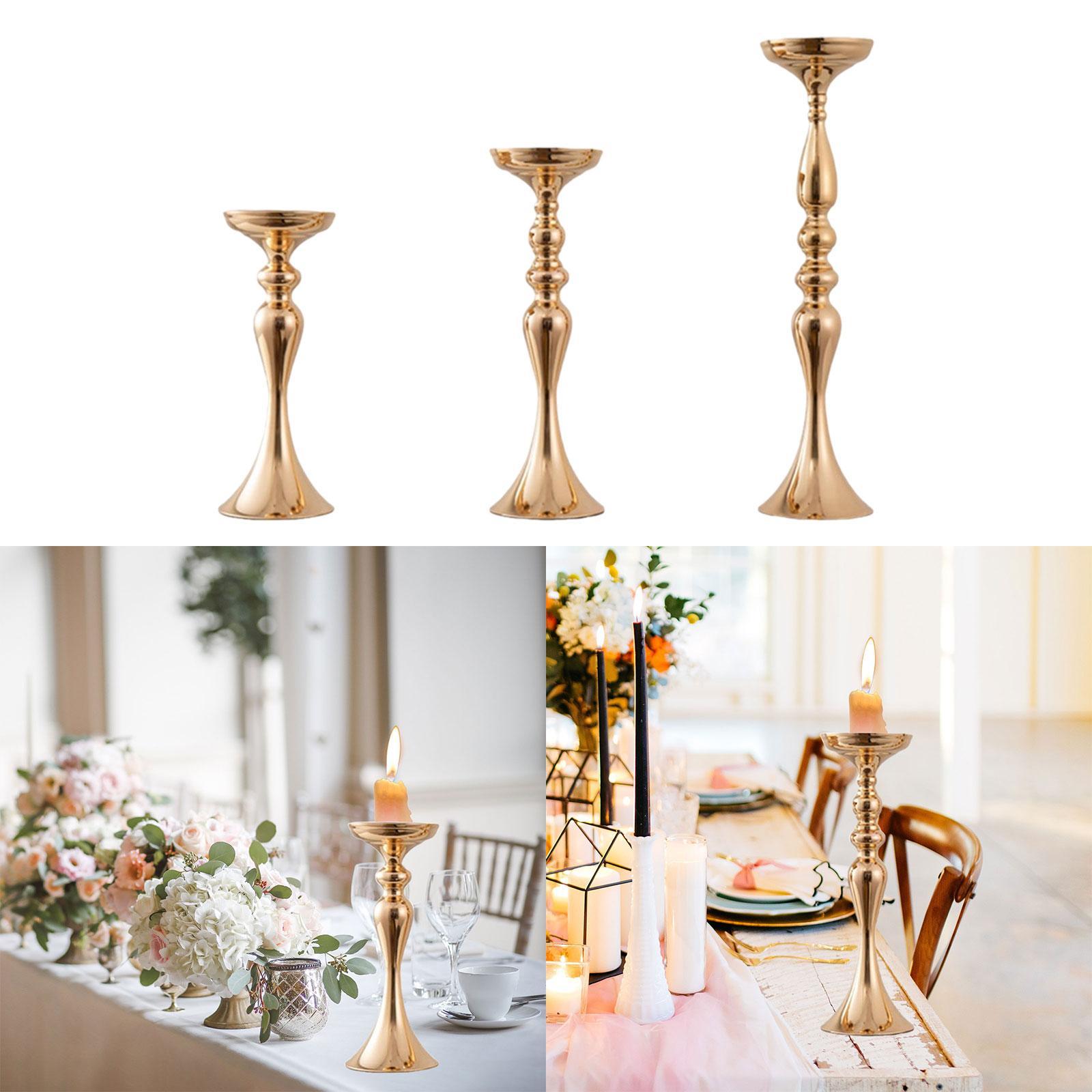 Wedding Flower Stand Pillar Candle Holder for Home Decor Ceremony Restaurant 12.5 cmx33 cm