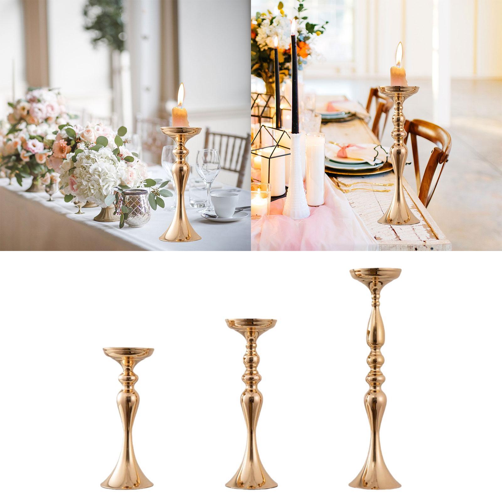 Wedding Flower Stand Pillar Candle Holder for Home Decor Ceremony Restaurant 12.5 cmx33 cm