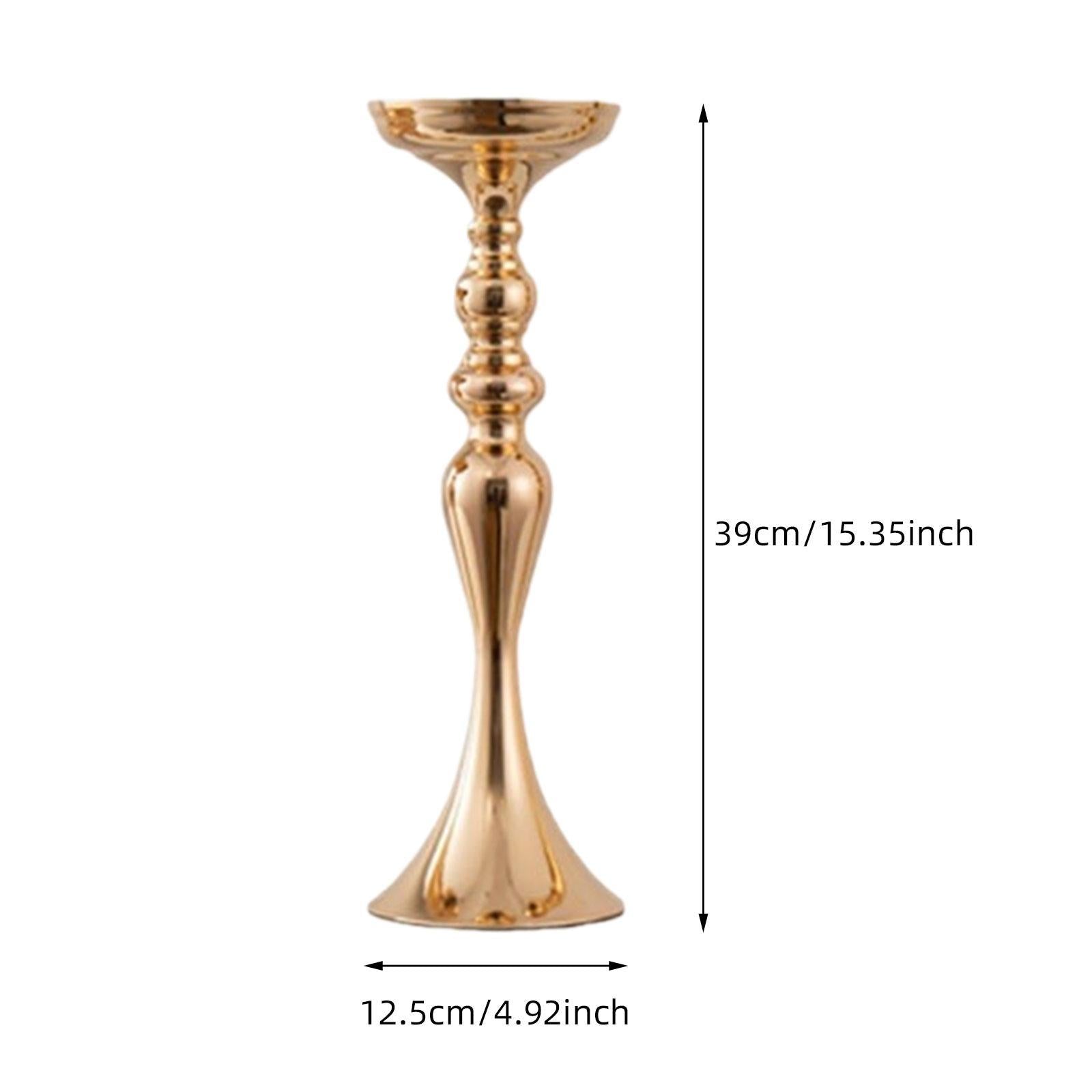 Wedding Flower Stand Pillar Candle Holder for Home Decor Ceremony Restaurant 12.5 cmx39 cm
