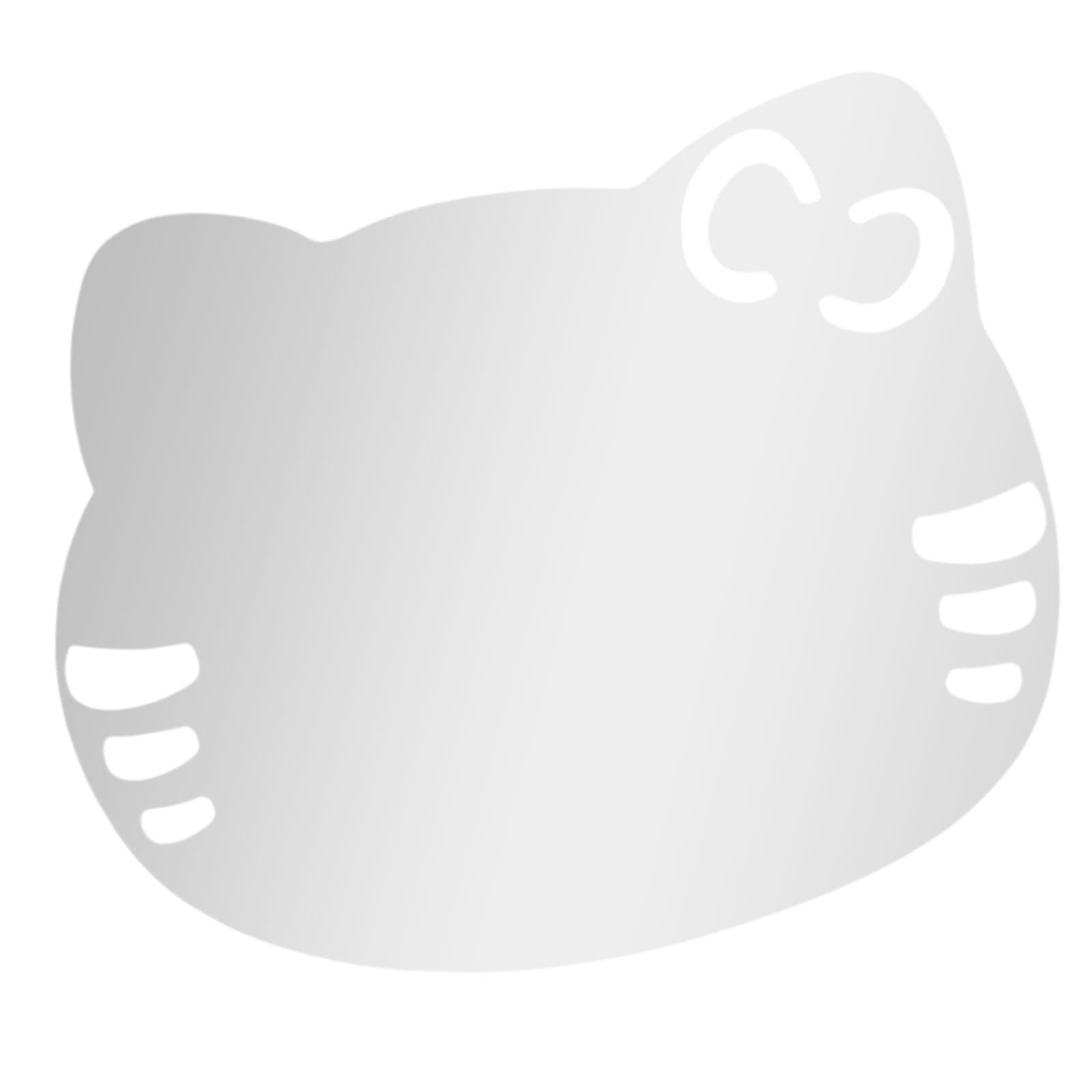 Cat Shaped Mirror Living Room Apartment Entryways Bathroom Gift Wall Mirror