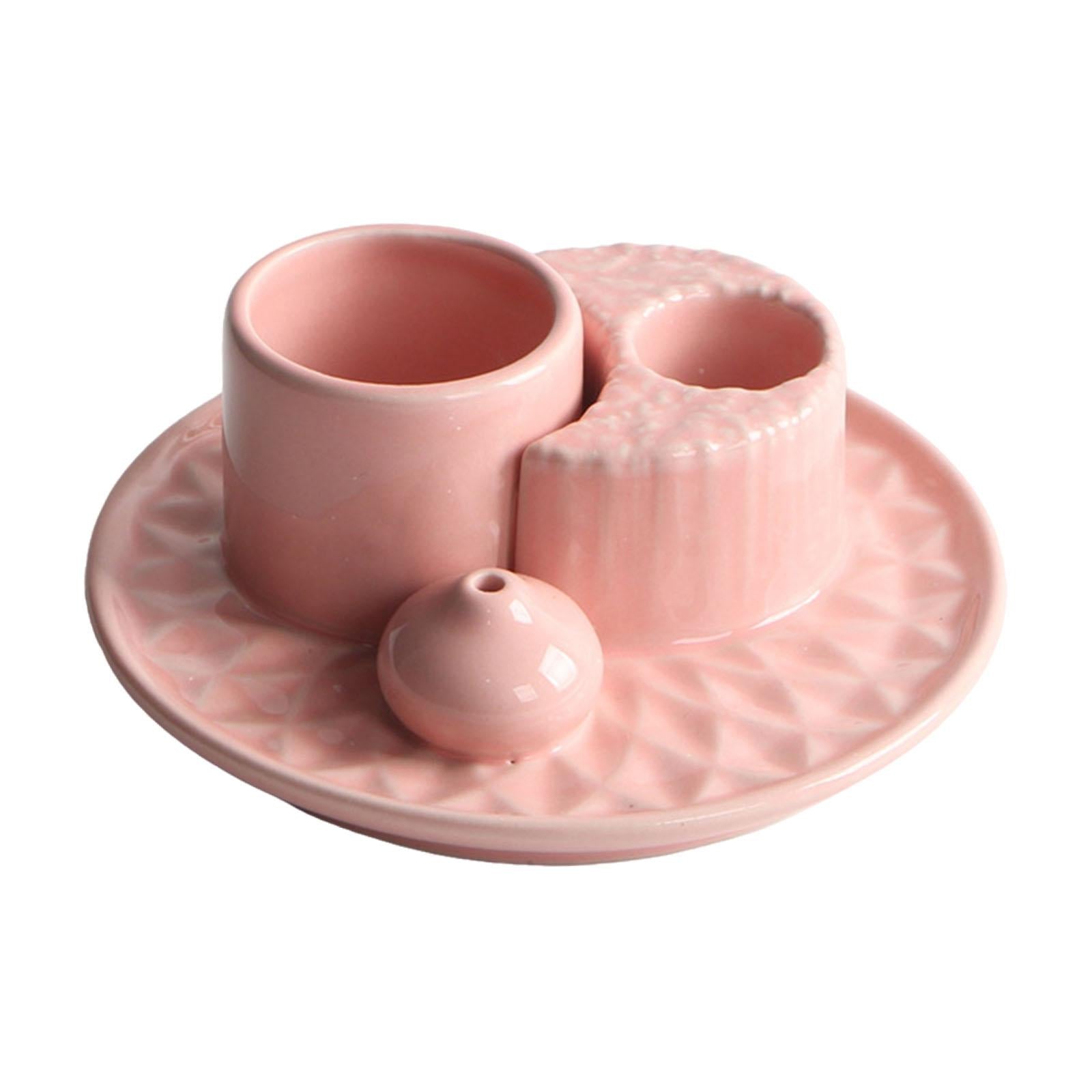 Incense Holder Portable Gift Incense Stick Holder for Desk Study Room Office Pink