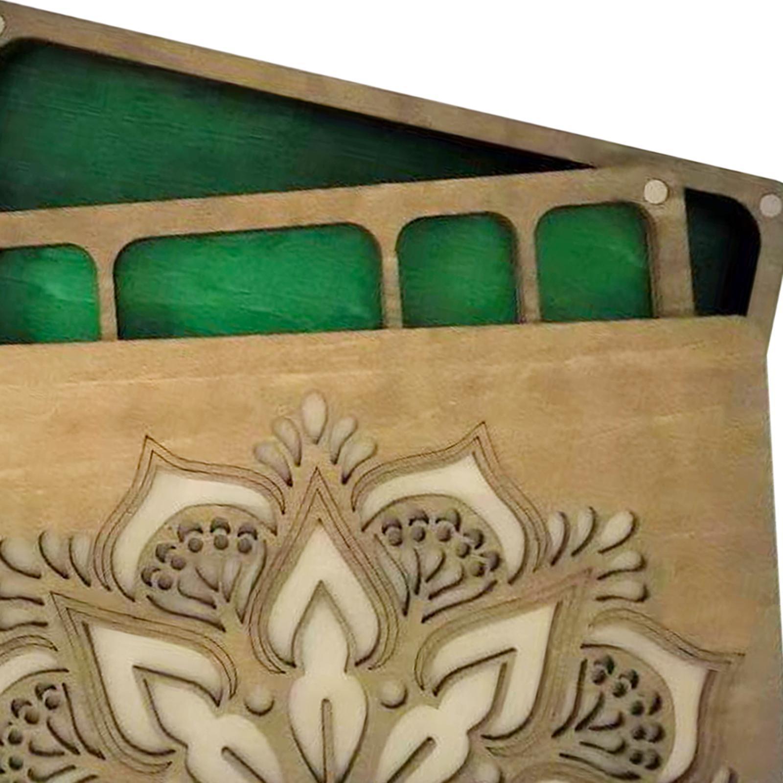 Bead Sorting Tray Wooden Organizer Box Beading Display Bead Storage Solution 17.8cmx10.3cmx2.5cm