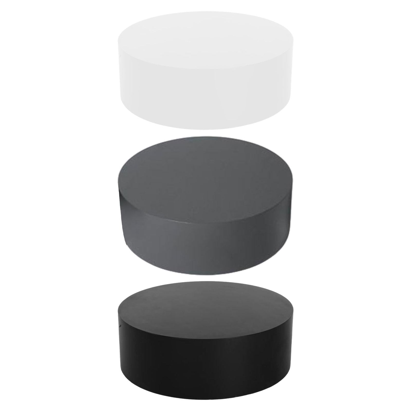 Mannequin Display Pedestal Stand Home Clothing Store Cylinder Pedestal Stand White