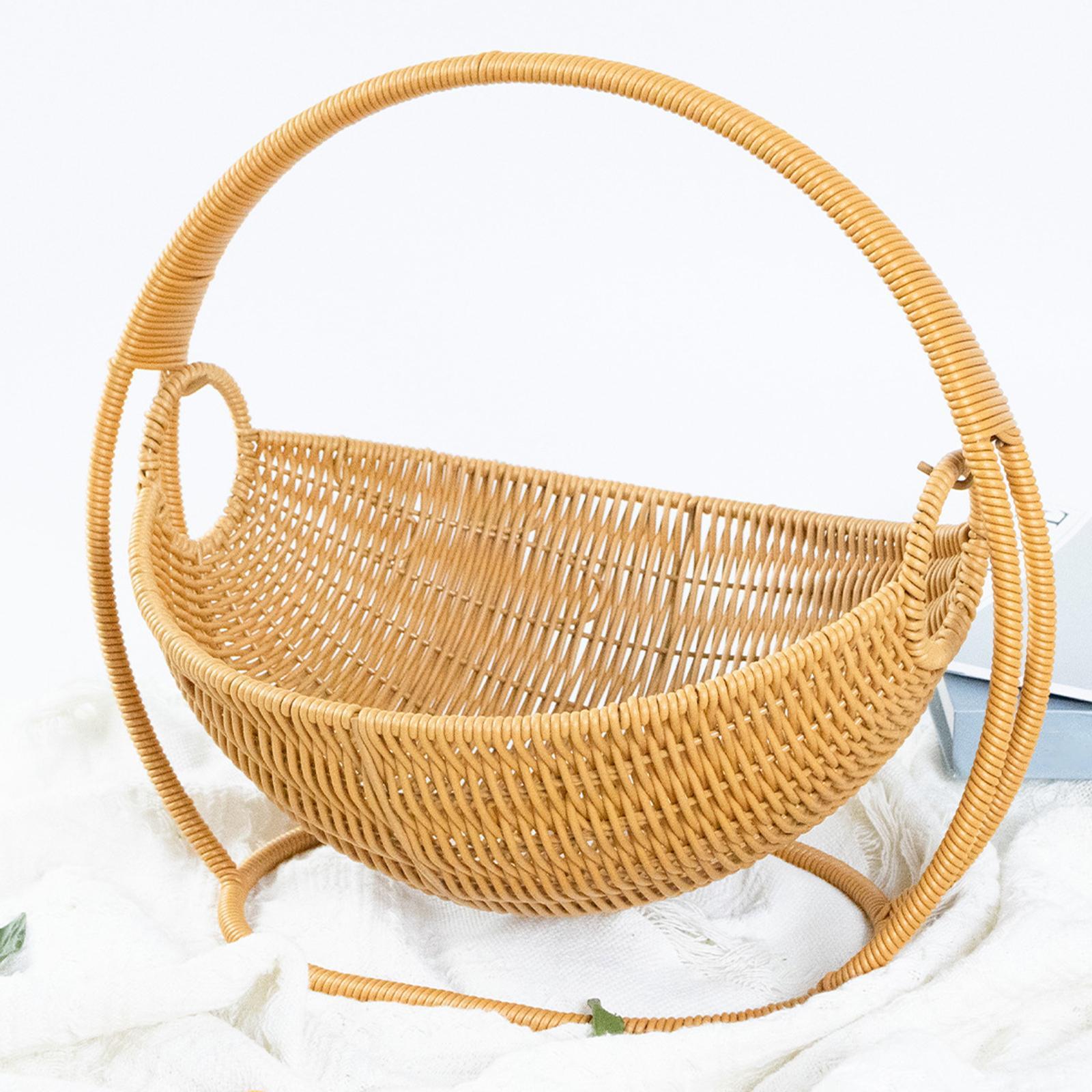 PP Material Snack Bread Fruit Basket Sturdy Versatile Food Storage Organizer