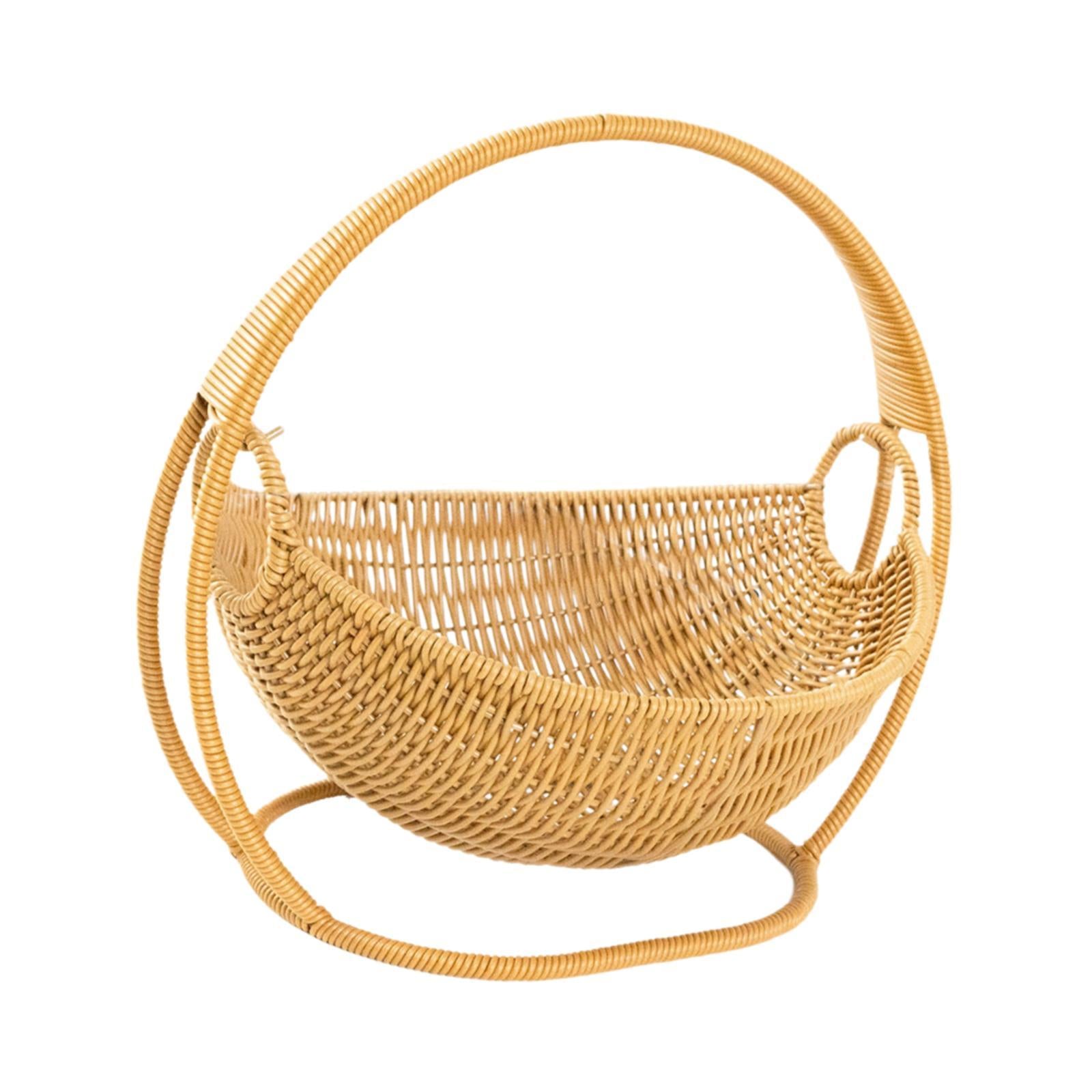 PP Material Snack Bread Fruit Basket Sturdy Versatile Food Storage Organizer