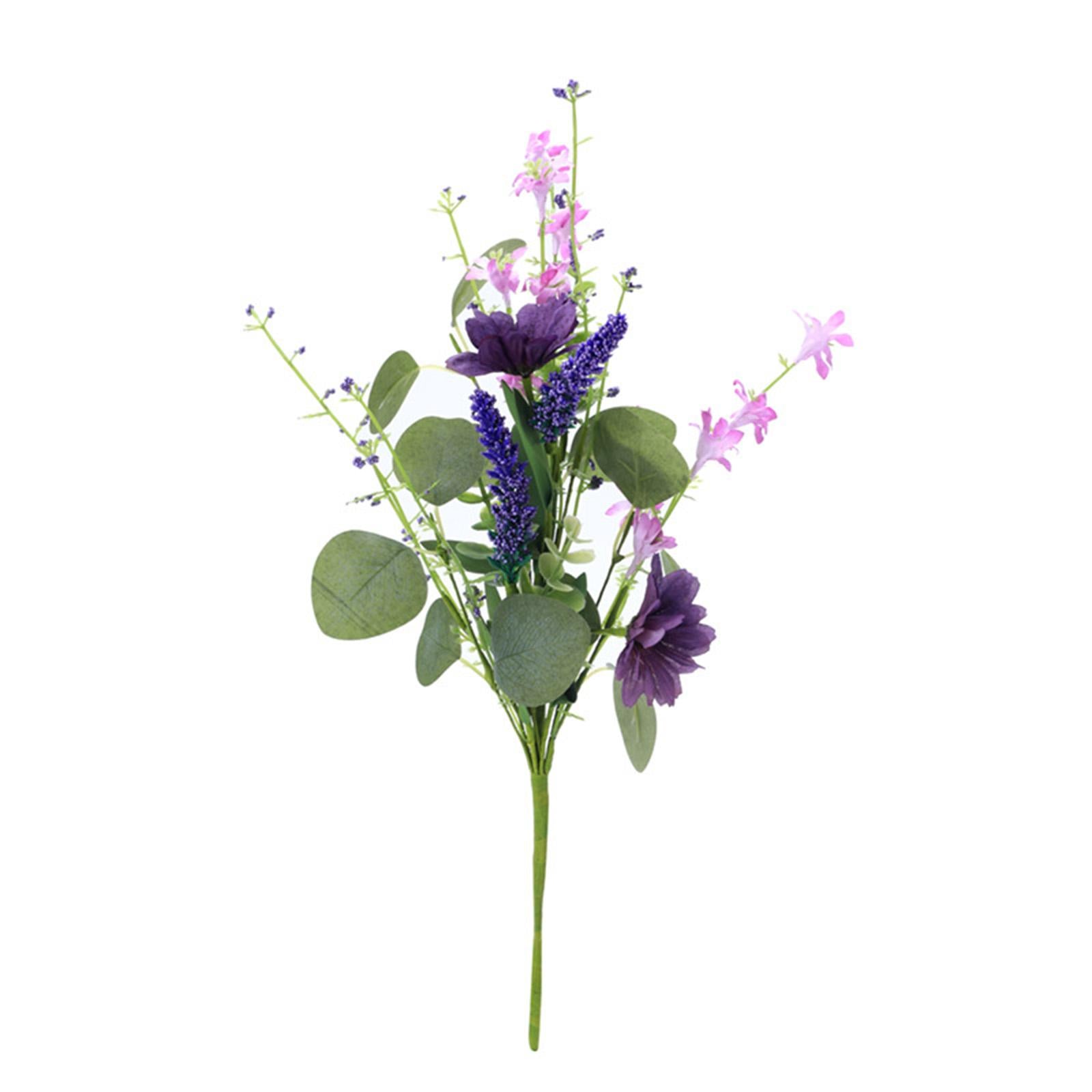 3x 15.7inch Simulated Sunflowers Flower Picks for Summer Flower Arrangements Purple