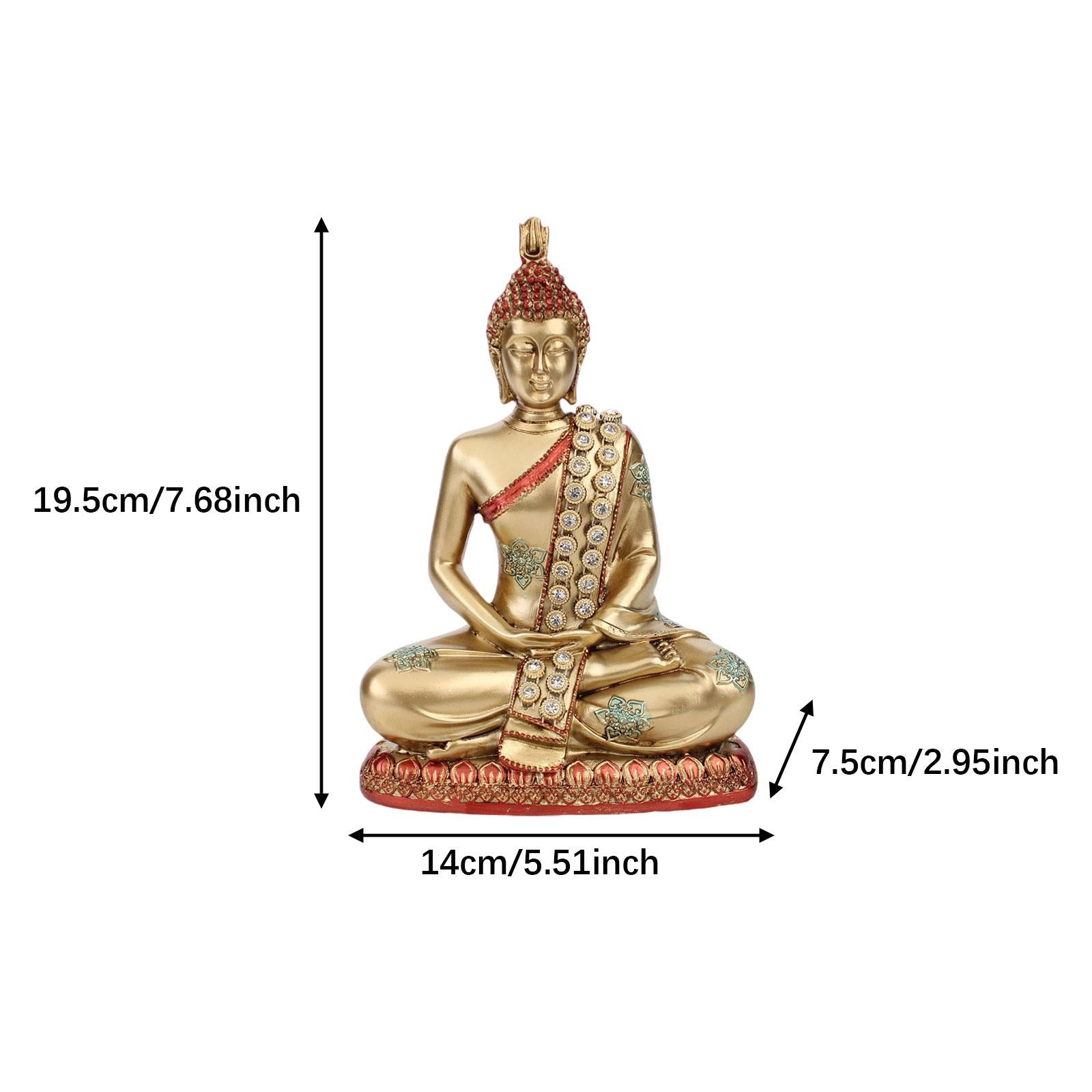 Thailand Buddha Statue Buddhism Decoration for Farmhouse Holiday Dining Room