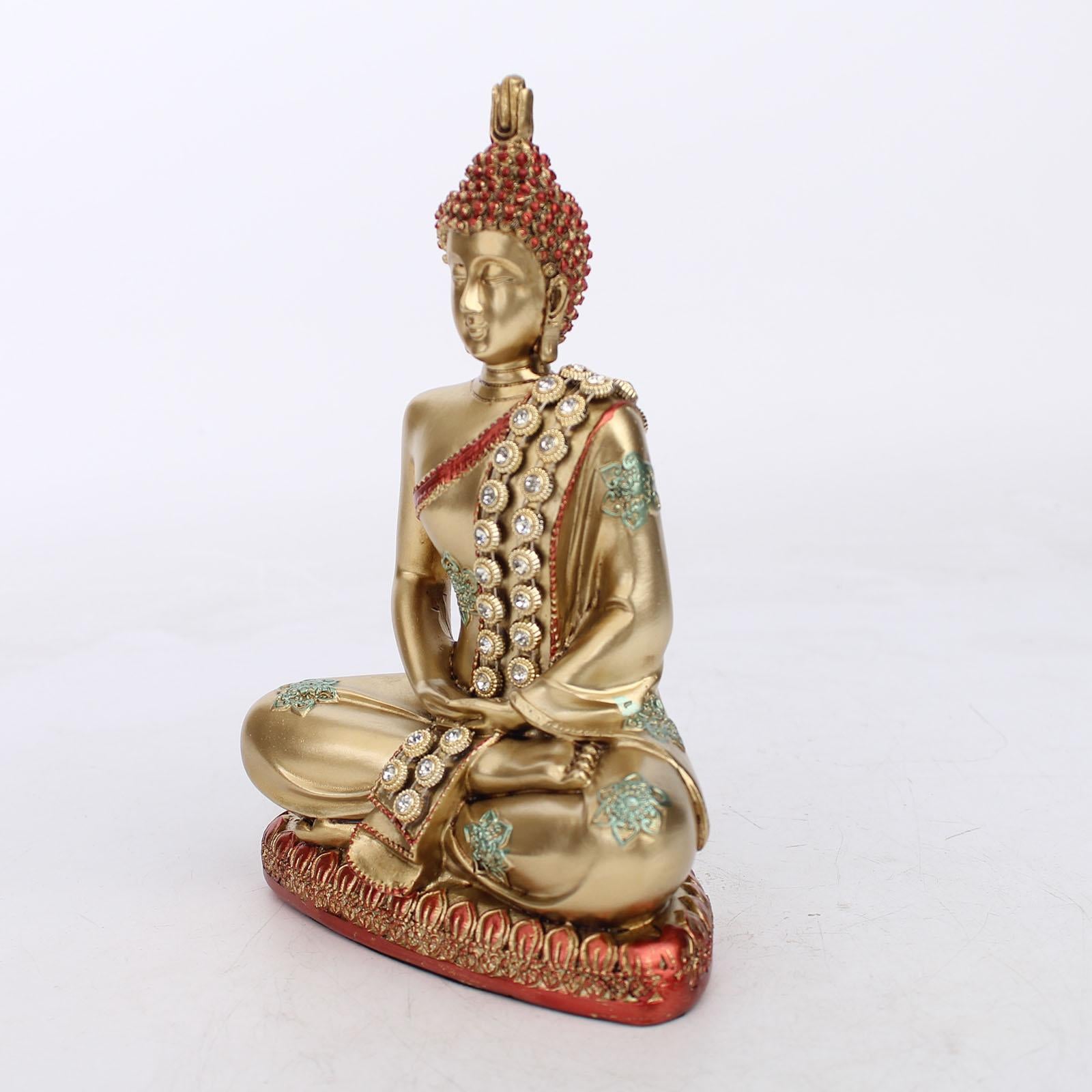Thailand Buddha Statue Buddhism Decoration for Farmhouse Holiday Dining Room
