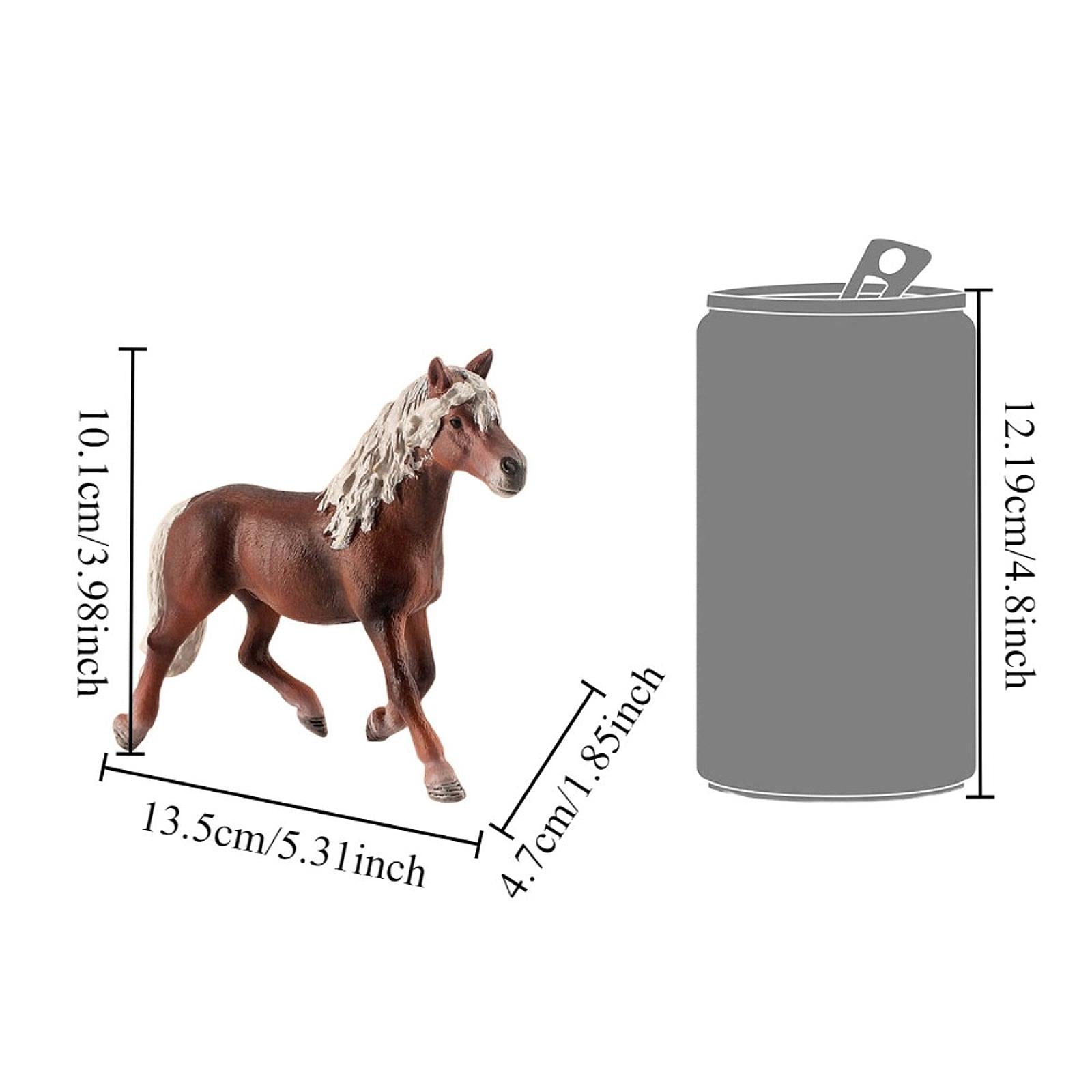 Haflinger Horse Statue Miniature Figurine Housewarming Shop Animal Sculpture