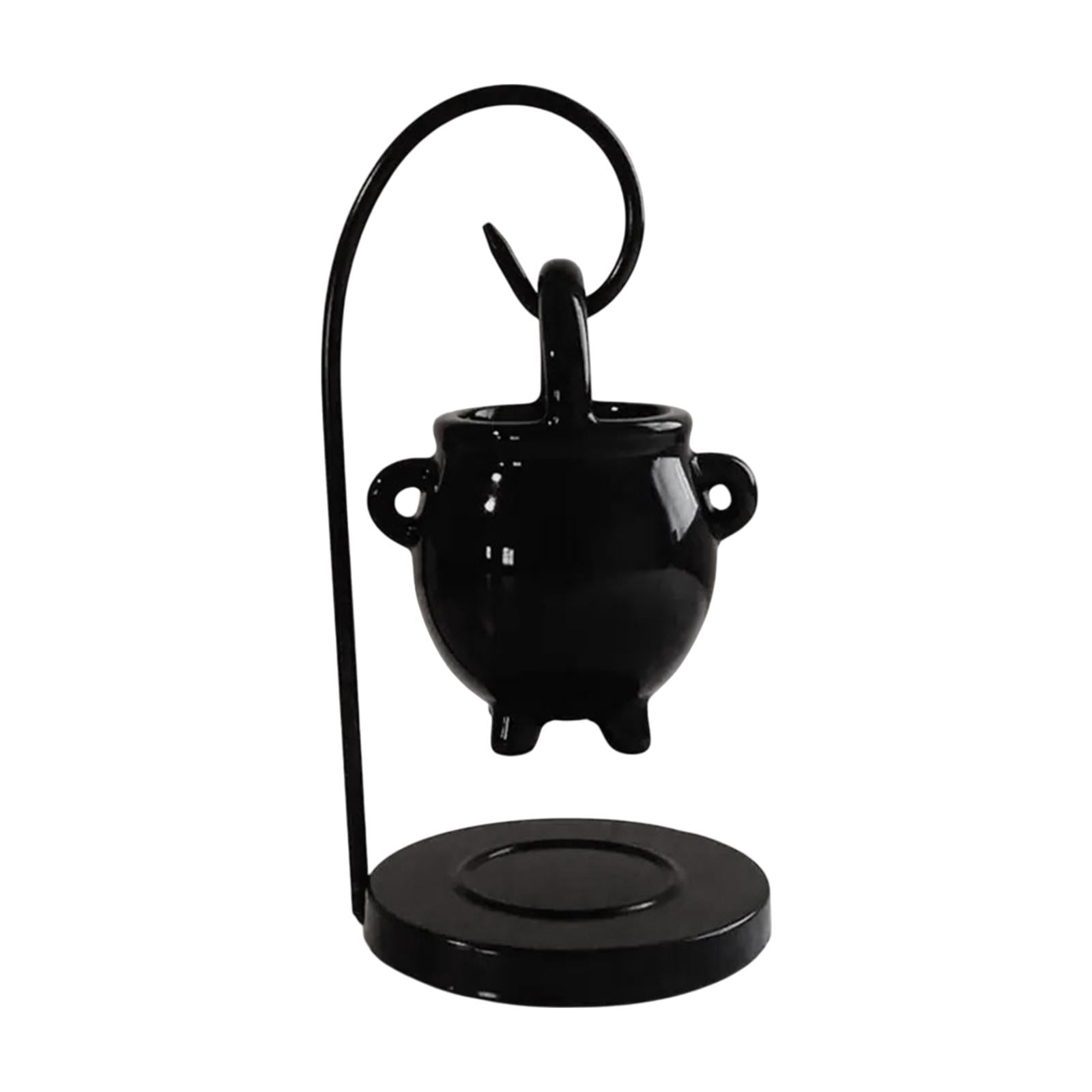 Hanging Cauldron Pagan Oil Burner Farmhouse Desk Yoga Tealight Candle Holder