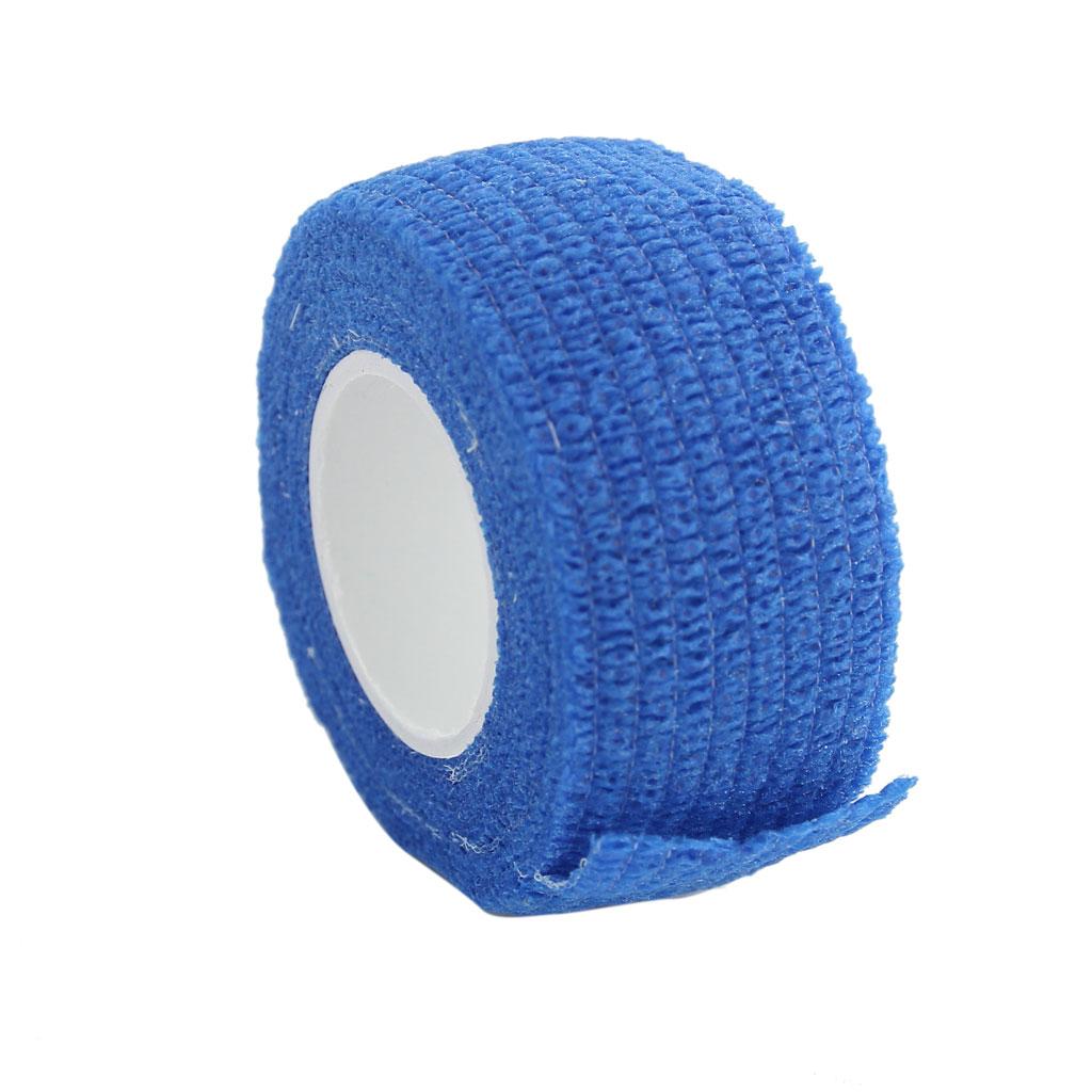 2 Pieces 2.5cm First Aid Strap Self-Adhesive Roll Wrap Bandage Gauze Tape 02