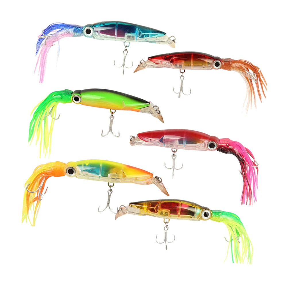 2Pcs Squid Jig Fishing Tackle Bait Hook Tuna Marlin Trolling Lure 24cm