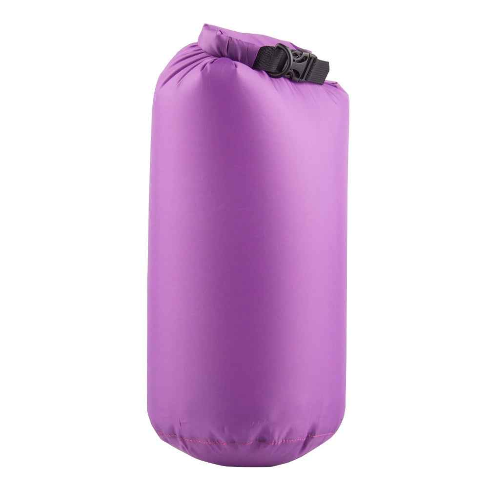 6L Waterproof Roll Top Compression Bag Dry Sack for Camping Floating Purple