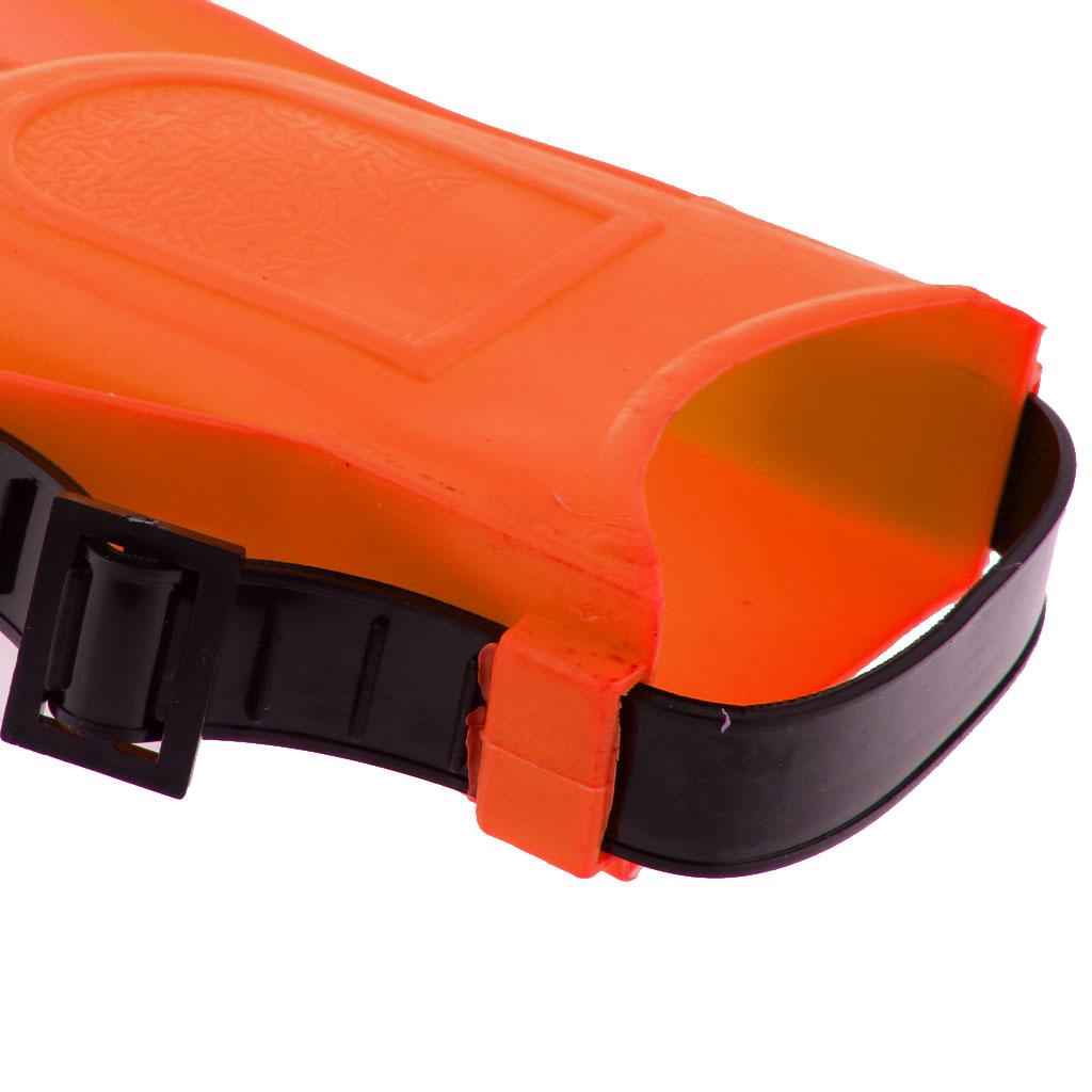 Adults Adjustable Flippers Fins Swimming Diving Learning Tools S Orange