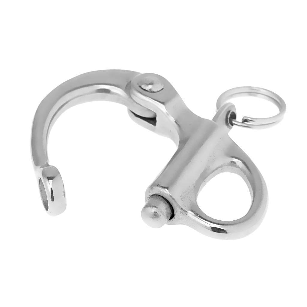 304 Stainless Steel Swivel Snap Shackle Fits for Kayak Canoe Boat Yacht
