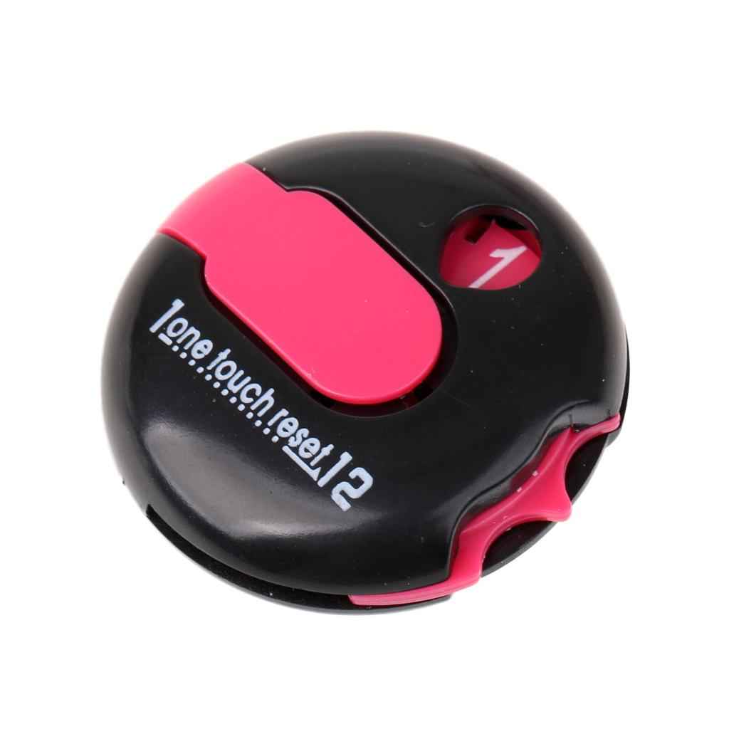 Mini Golf Score Counter Scorekeeper Scoring Tool Clip On Glove Black Pink