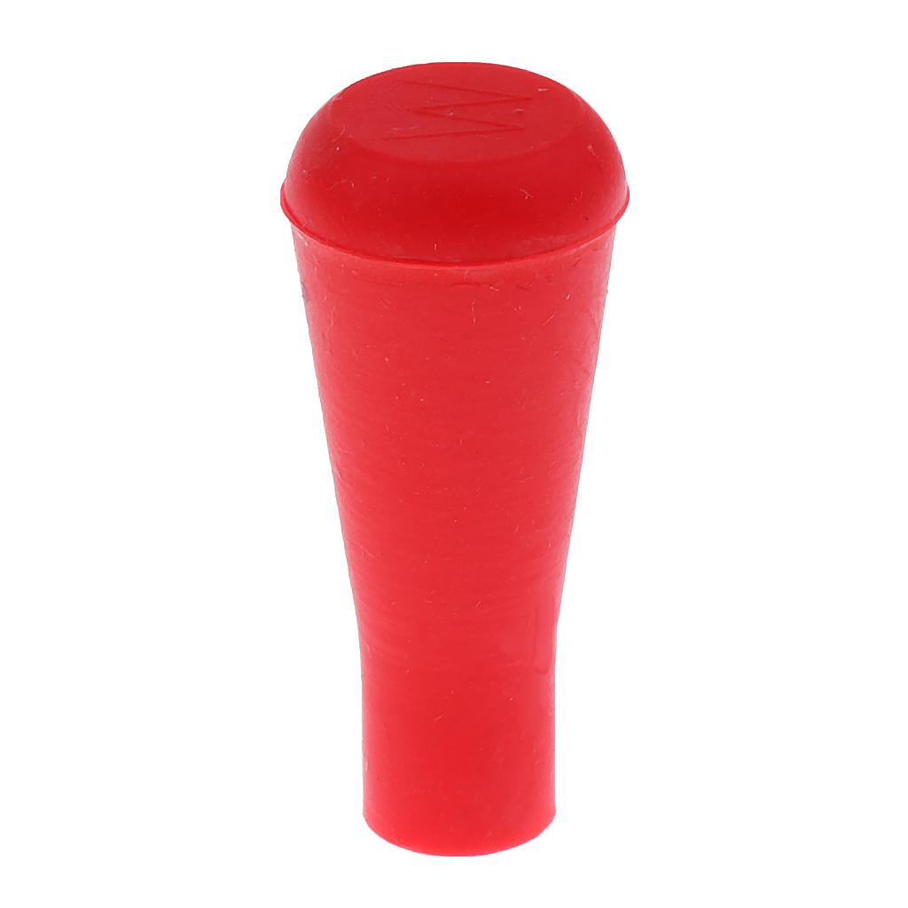 10 Pieces Safety Soft Rubber Arrowhead for Hunting Game Toy Bow 8mm Red