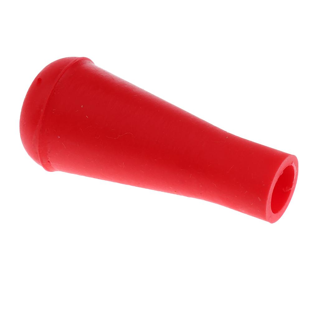 10 Pieces Safety Soft Rubber Arrowhead for Hunting Game Toy Bow 8mm Red