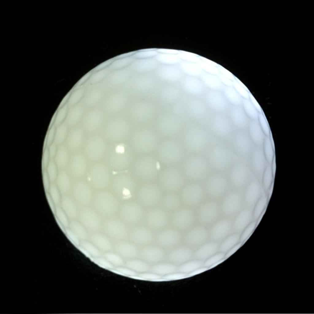 Glow In Dark Colorful LED Light Up Golf Ball Official Size Tournament Ball