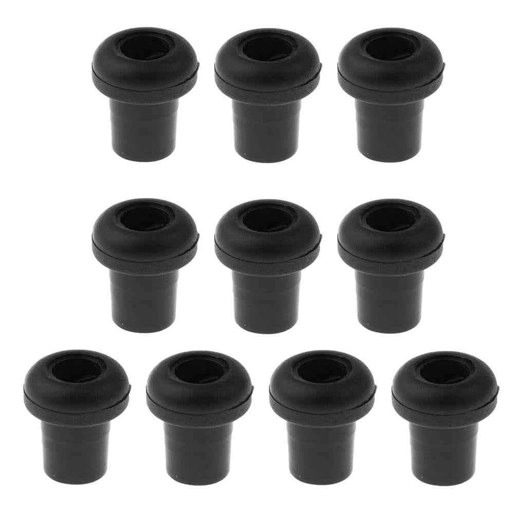 10 Pieces Durable Plastic Tube Plug For Table Soccer Foosball Table