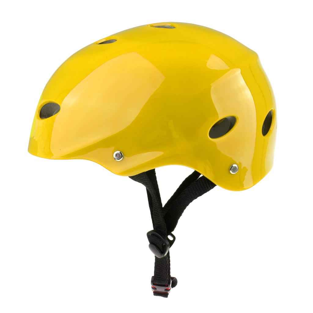 Water Sports Safety Helmet for Wakeboard Kayak Canoe Boat Surfing S Yellow
