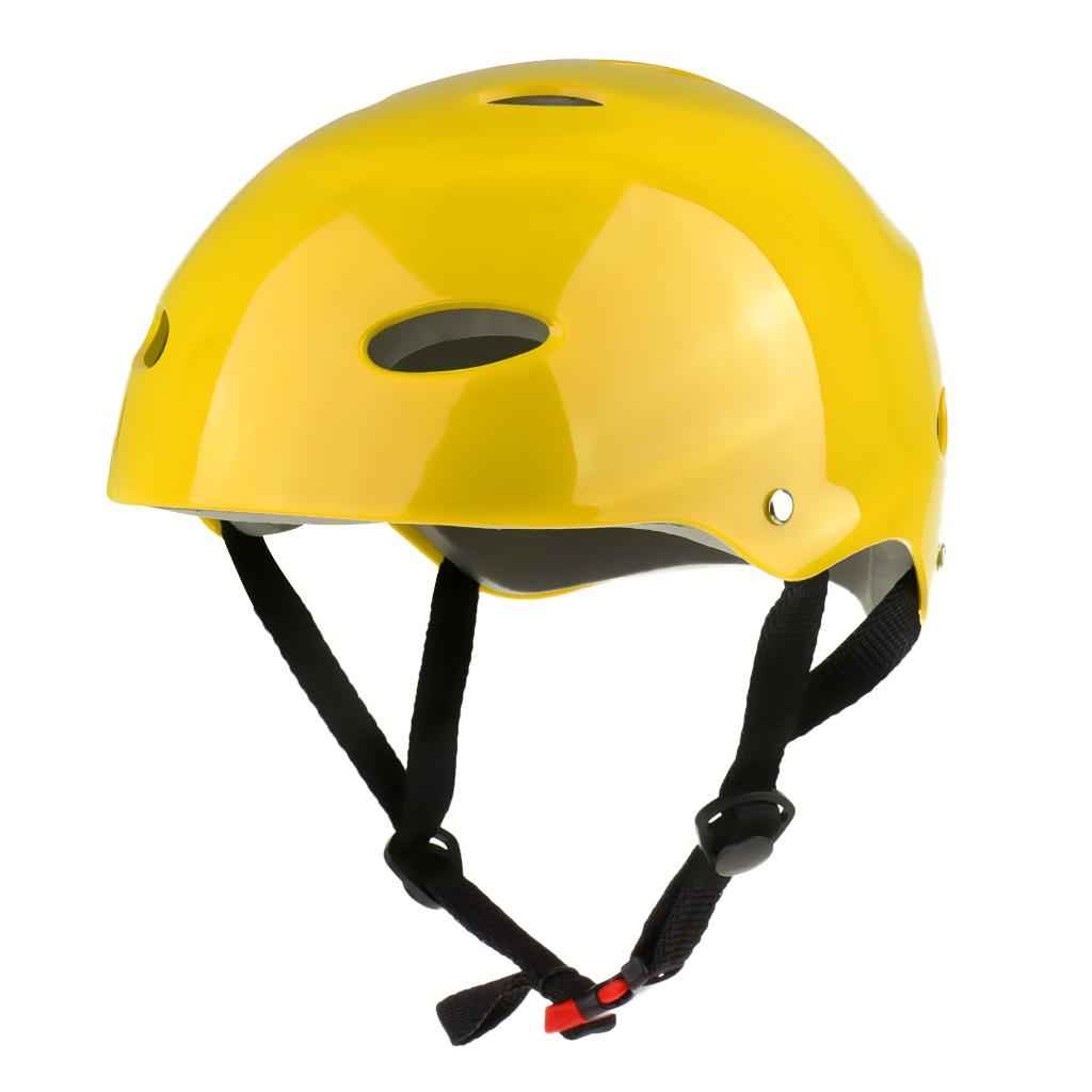 Water Sports Safety Helmet for Wakeboard Kayak Canoe Boat Surfing S Yellow