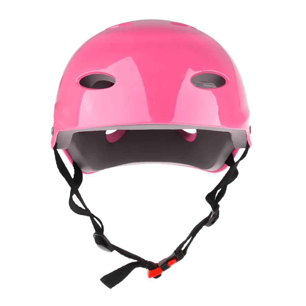 Water Sports Safety Helmet for Wakeboard Kayak Canoe Boat Surfing L Pink