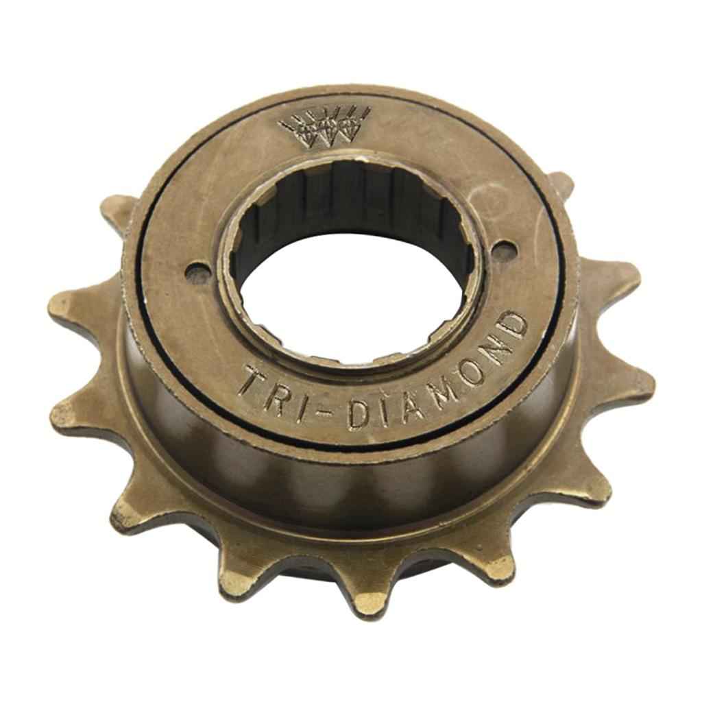 14T 34mm 1/2'' x 1/8'' Bronze BMX MTB Freewheel Mountain Bicycle Single Speed Bronze