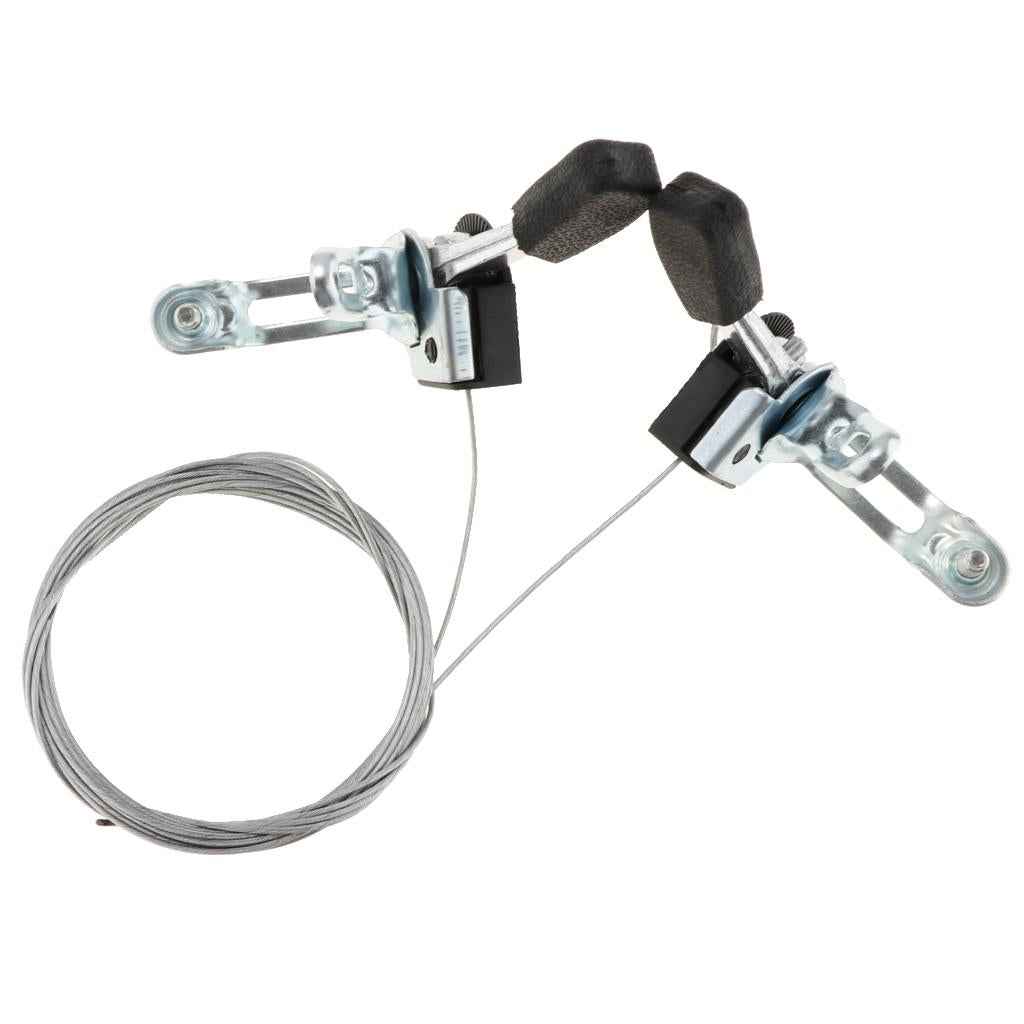 1 Pair 3x6/7 Speed MTB Bike Thumb Gear Shifter Top Mount Shifters with Inner Cable