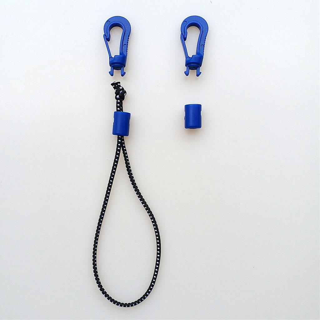 3x20pcs Plastic Snap Hook Bungee Cord Hooks Shock Cord Hooks for Diving 5cm