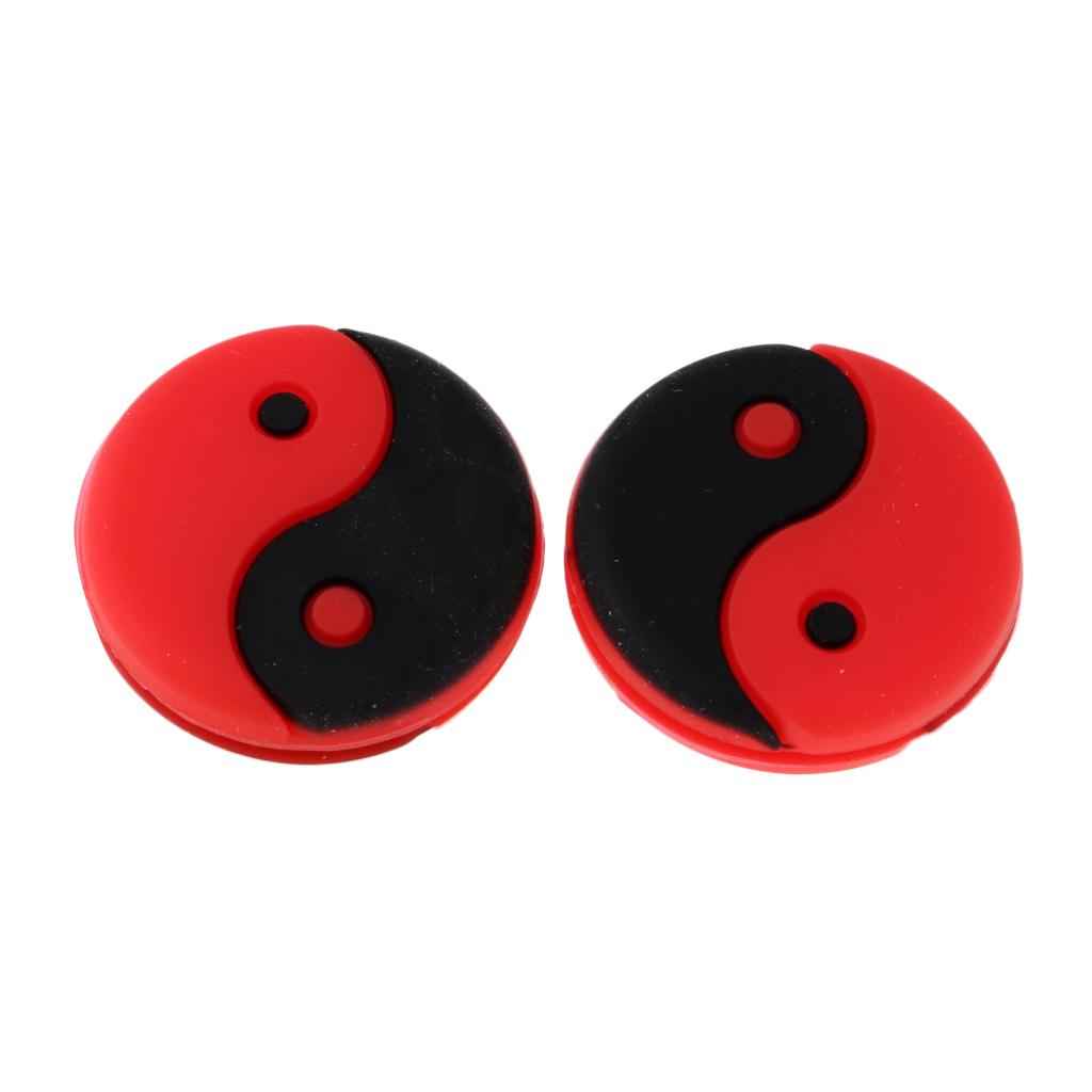 2 Pieces Tai Chi Tennis Racquet Shock Absorber Vibration Dampeners Damper