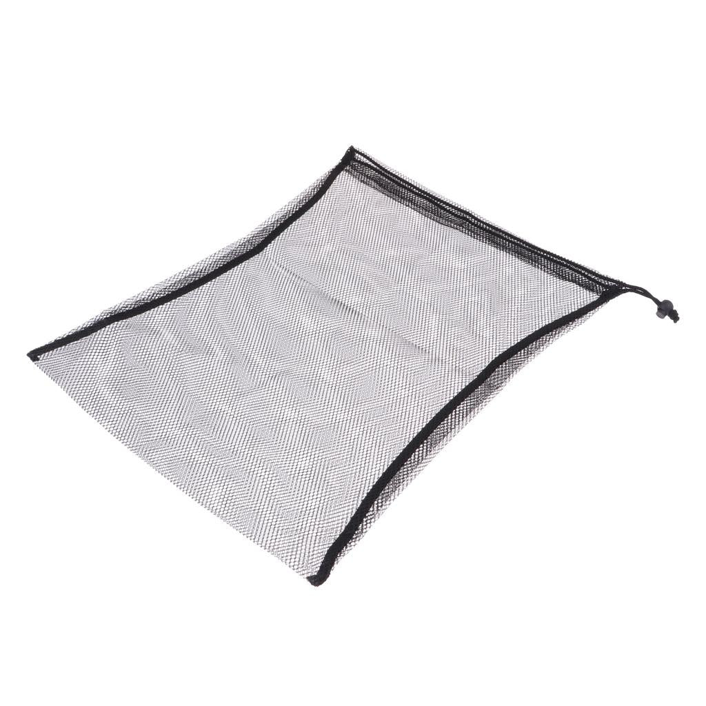 4xDrawstring Sneaker Bag Vented Mesh Backpack Training Sport Shoes Carry Sack