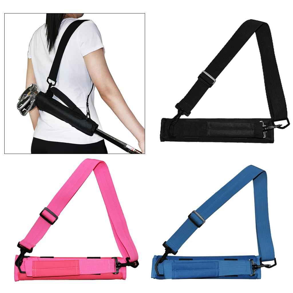 Golf Club Bag Driving Range Putter Carrier Sleeve Travel 3-4 Club Tote Black