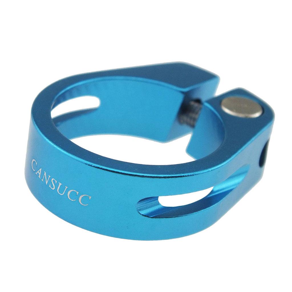 3x31.8mm SeatPost Clamp Tube Clip Quick Release Mountain Road Bike Part Blue