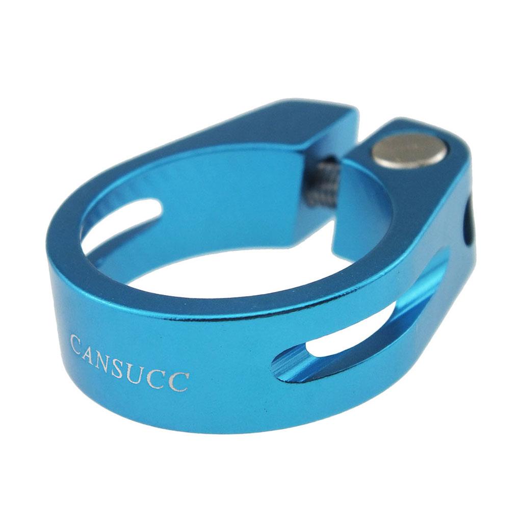 3x31.8mm SeatPost Clamp Tube Clip Quick Release Mountain Road Bike Part Blue