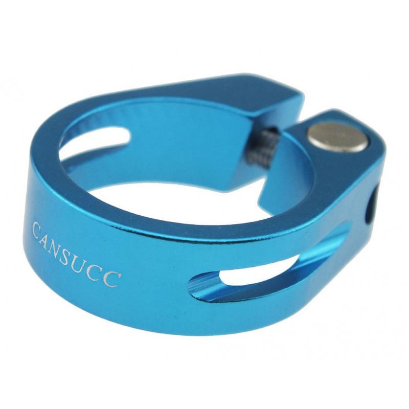 3x31.8mm SeatPost Clamp Tube Clip Quick Release Mountain Road Bike Part Blue