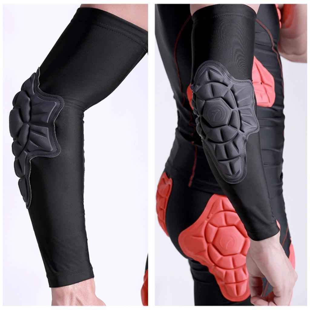 Elastic Elbow Support Compression Padded Brace Arm Sleeve Protector 2XL