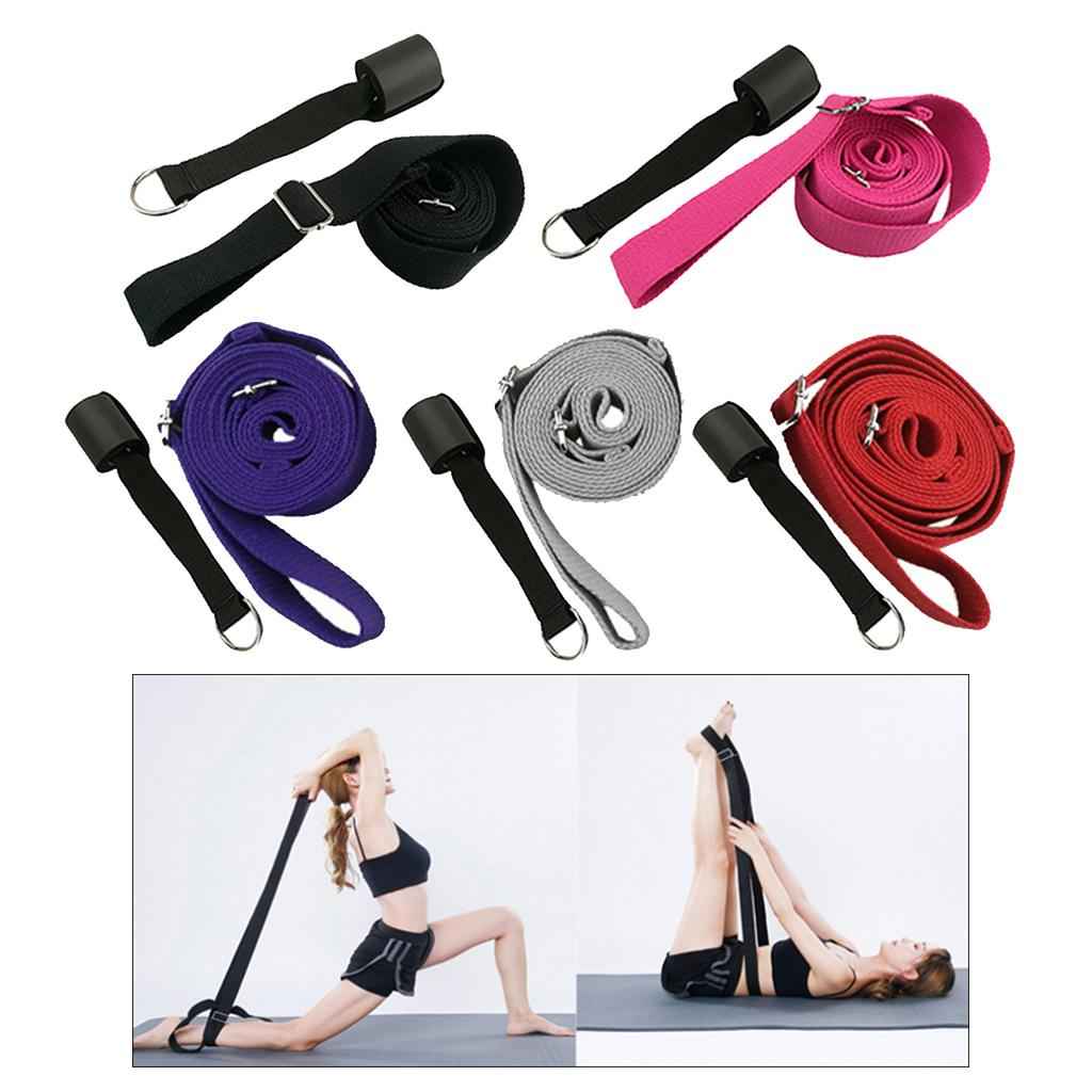 Ballet Door Stretch Band Leg Foot Stretching Strap Dance Stretcher Black