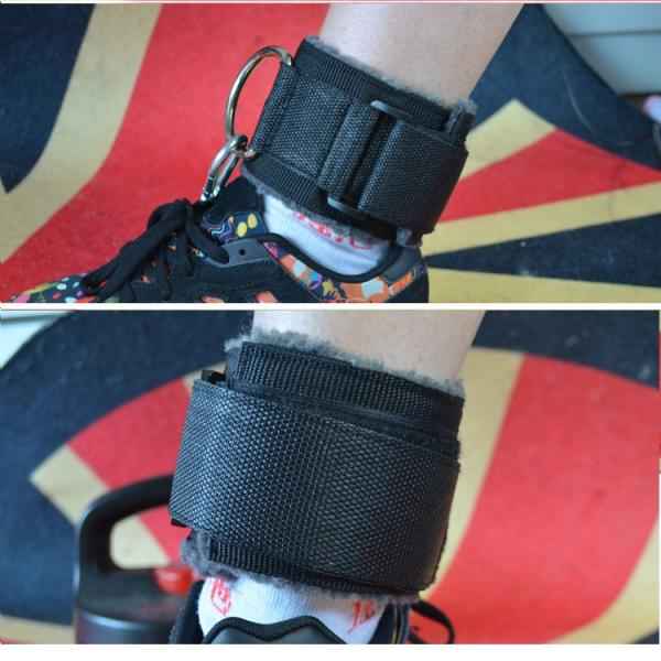 Padded Fitness Ankle Strap Cuff for Kickbacks Hip Abductors Cable Machines
