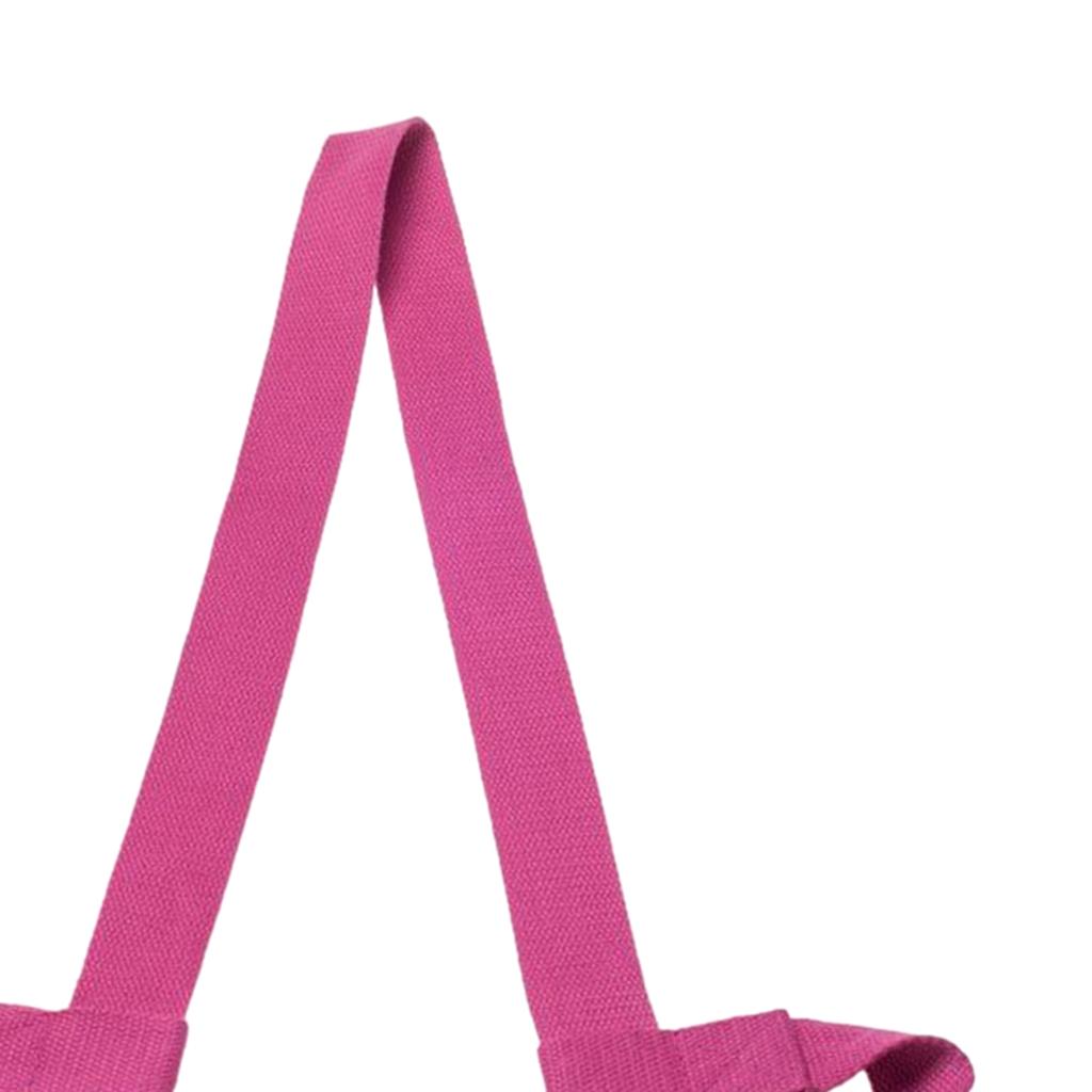 2xCotton Yoga Mat Strap Pilates Mat Carrier Fitness Stretchy Loop Fushia