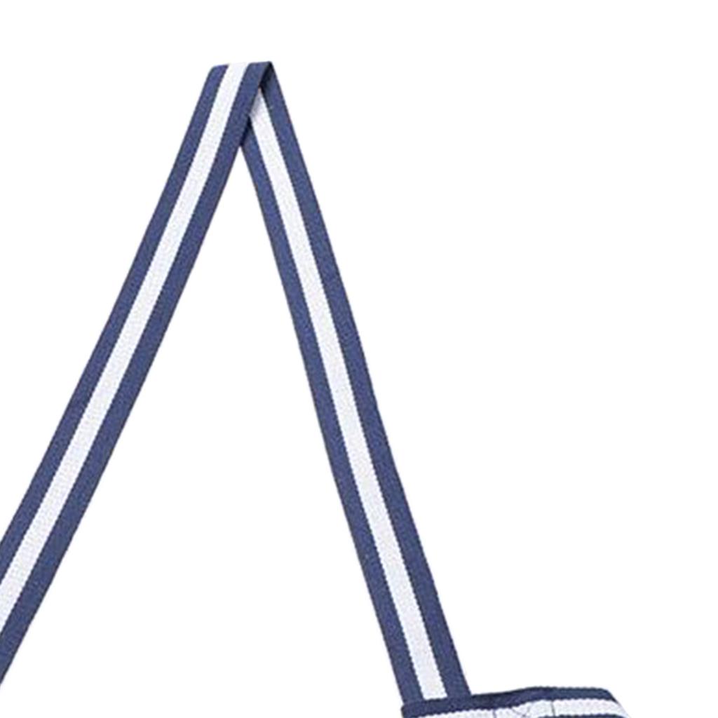 4xCotton Yoga Mat Strap Pilates Mat Carrier Fitness Stretchy Loop Blue White