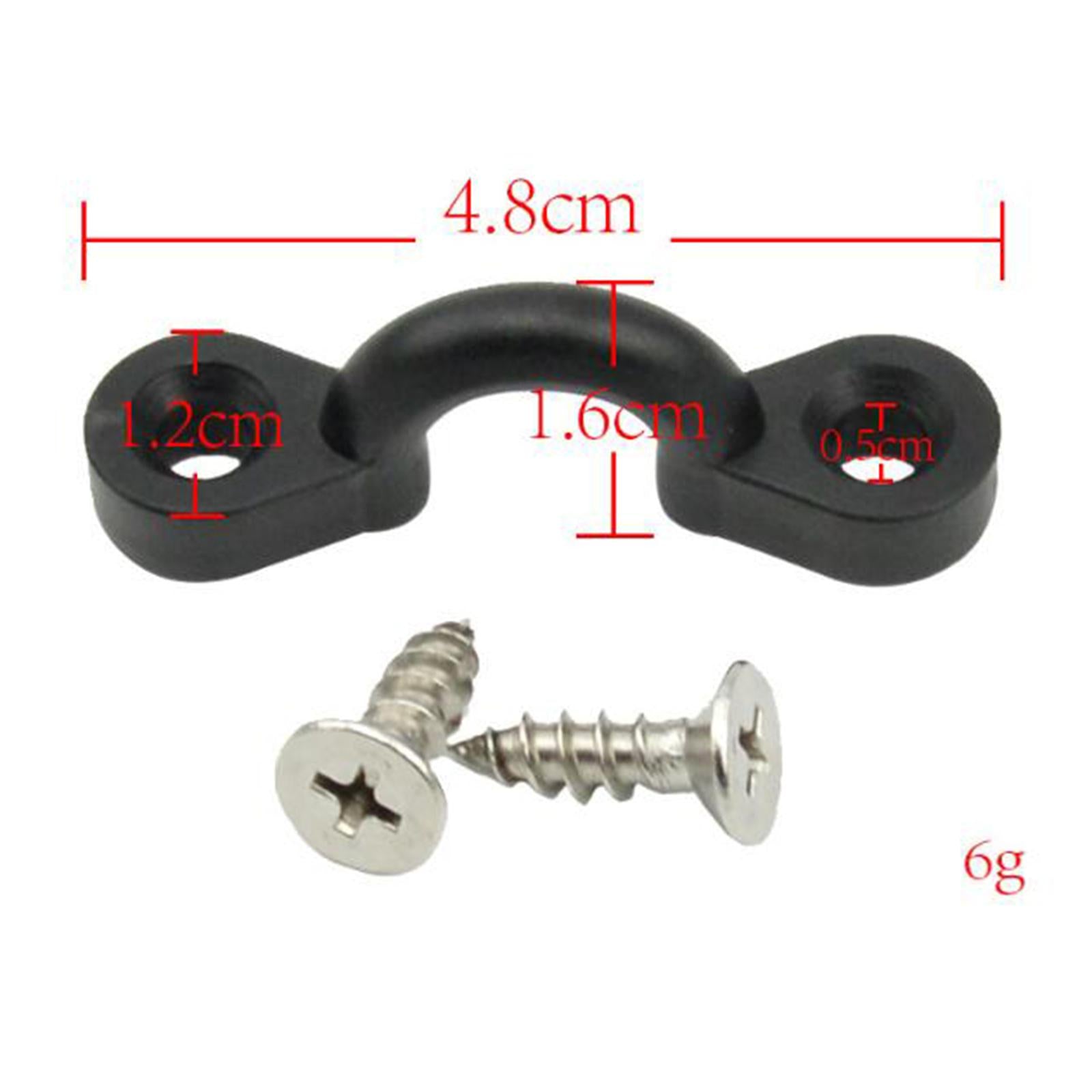 2xKayak Boat Handle Buckles Set Sailboat Deck Loops Tie Down Hardware 2pcs