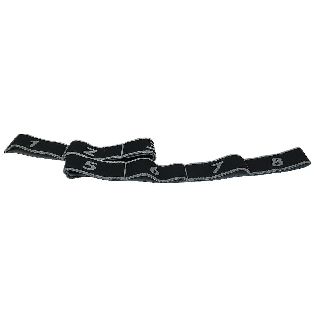 3xYoga Strap Elastic Ligament Stretching Out Band Workout Loop Belt Gray