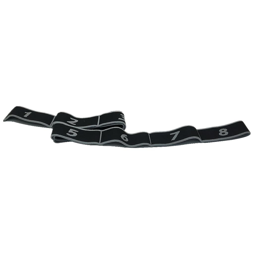 4xYoga Strap Elastic Ligament Stretching Out Band Workout Loop Belt Gray