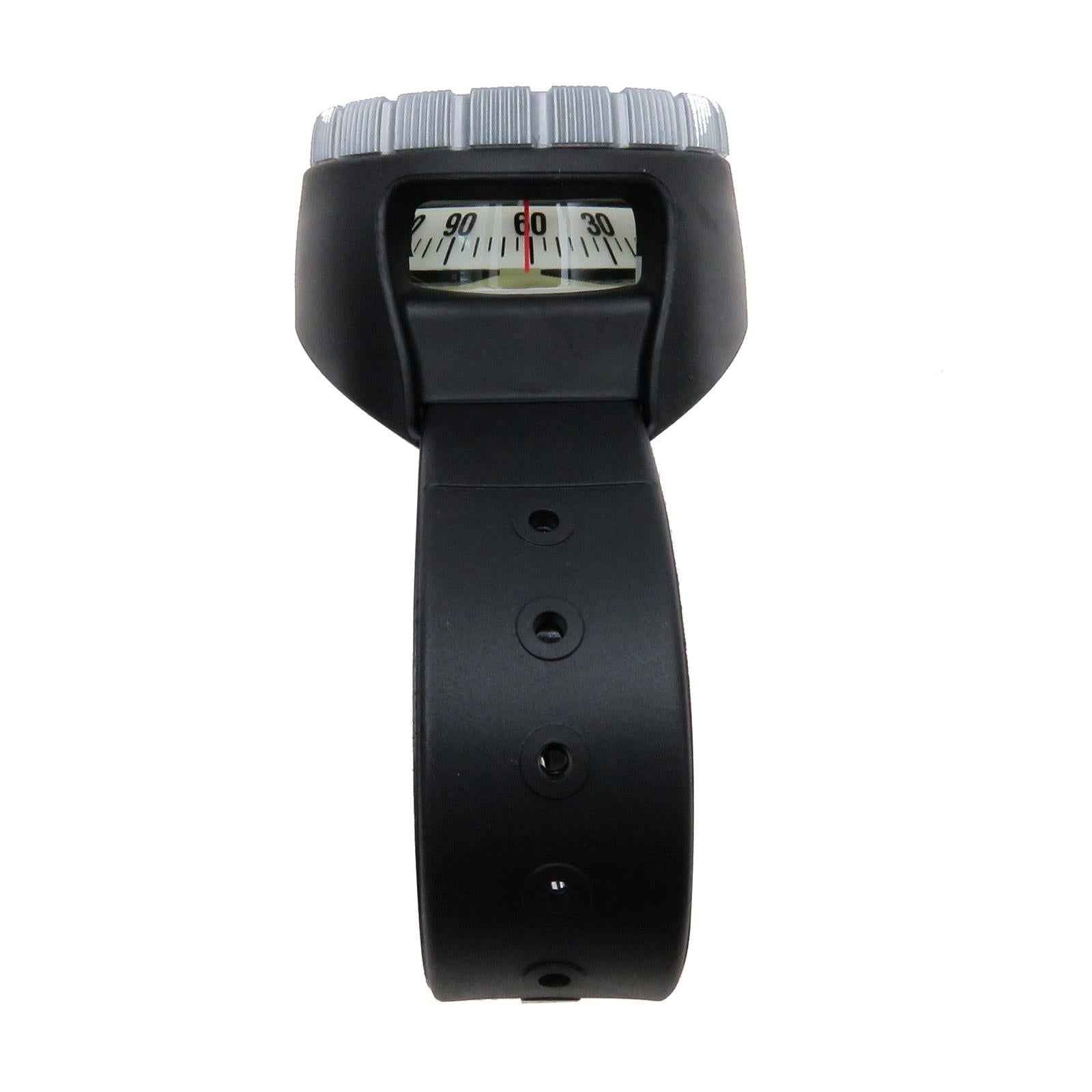 Scuba Dive Underwater Wrist Compass Gauge Max Depth 50m Waterproof Gray