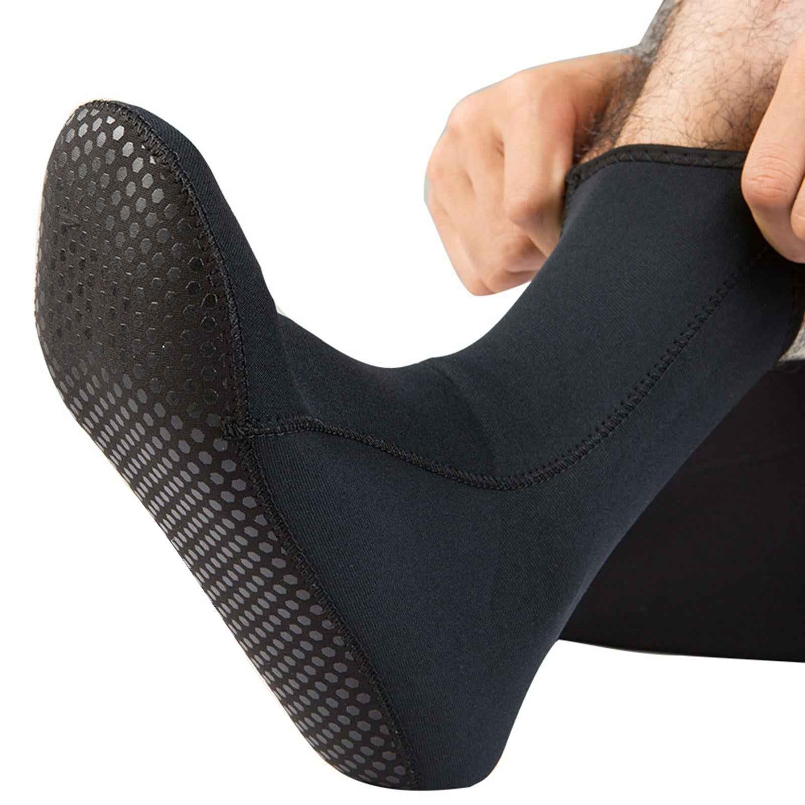 Neoprene Diving Scuba Boots 3mm Surfing Snorkeling Socks Black XS