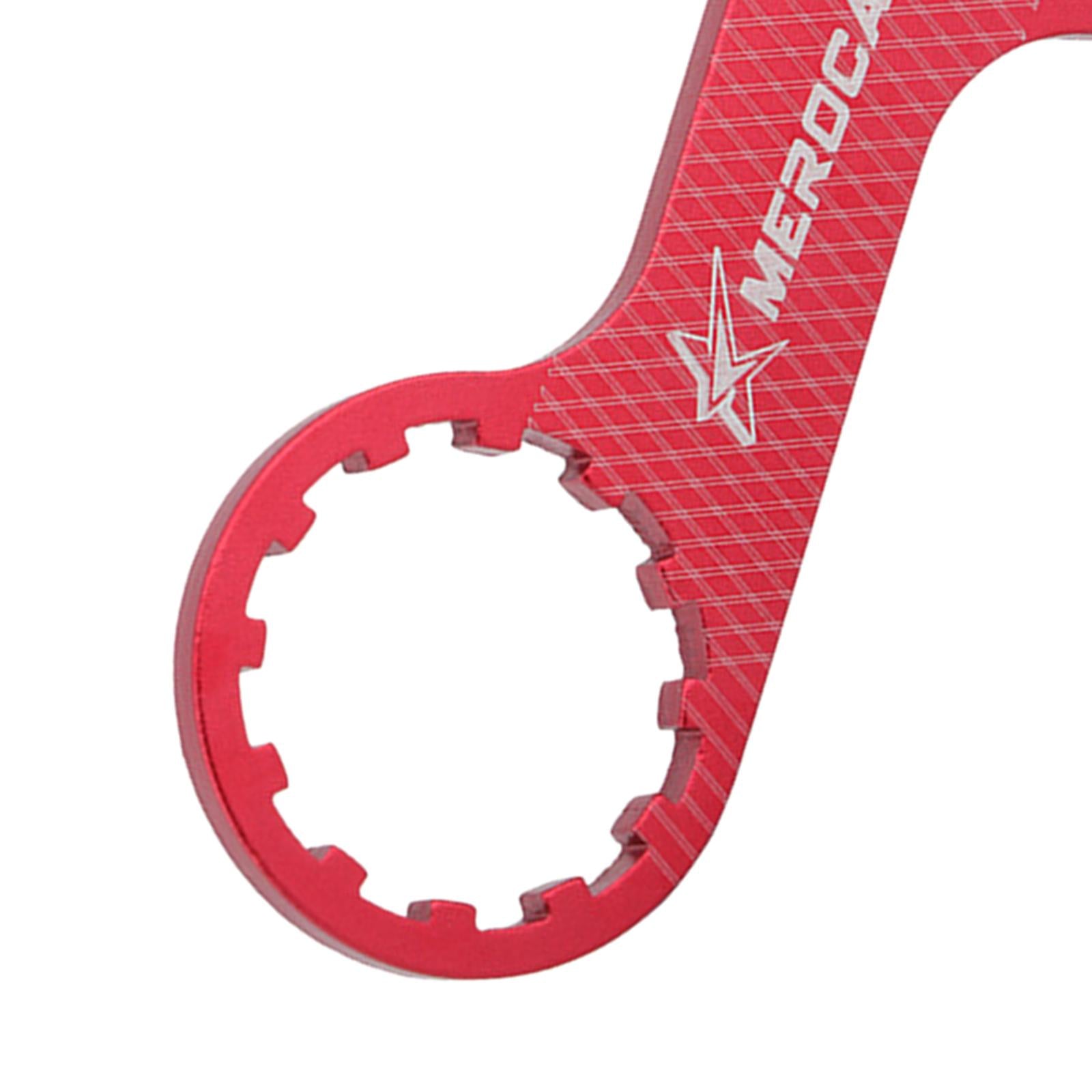 3xBike Fork Spanner Bicycle Front Fork Wrench for XCR/XCT/XCM/RST Red