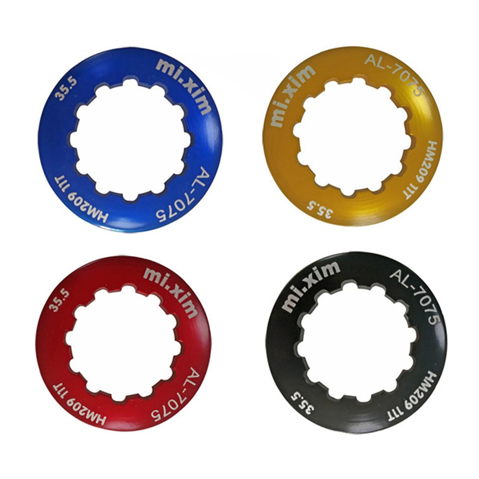 4x11T Bike Cassette Cover Freewheel Lock Ring Fixing Lid Flywheel Blue
