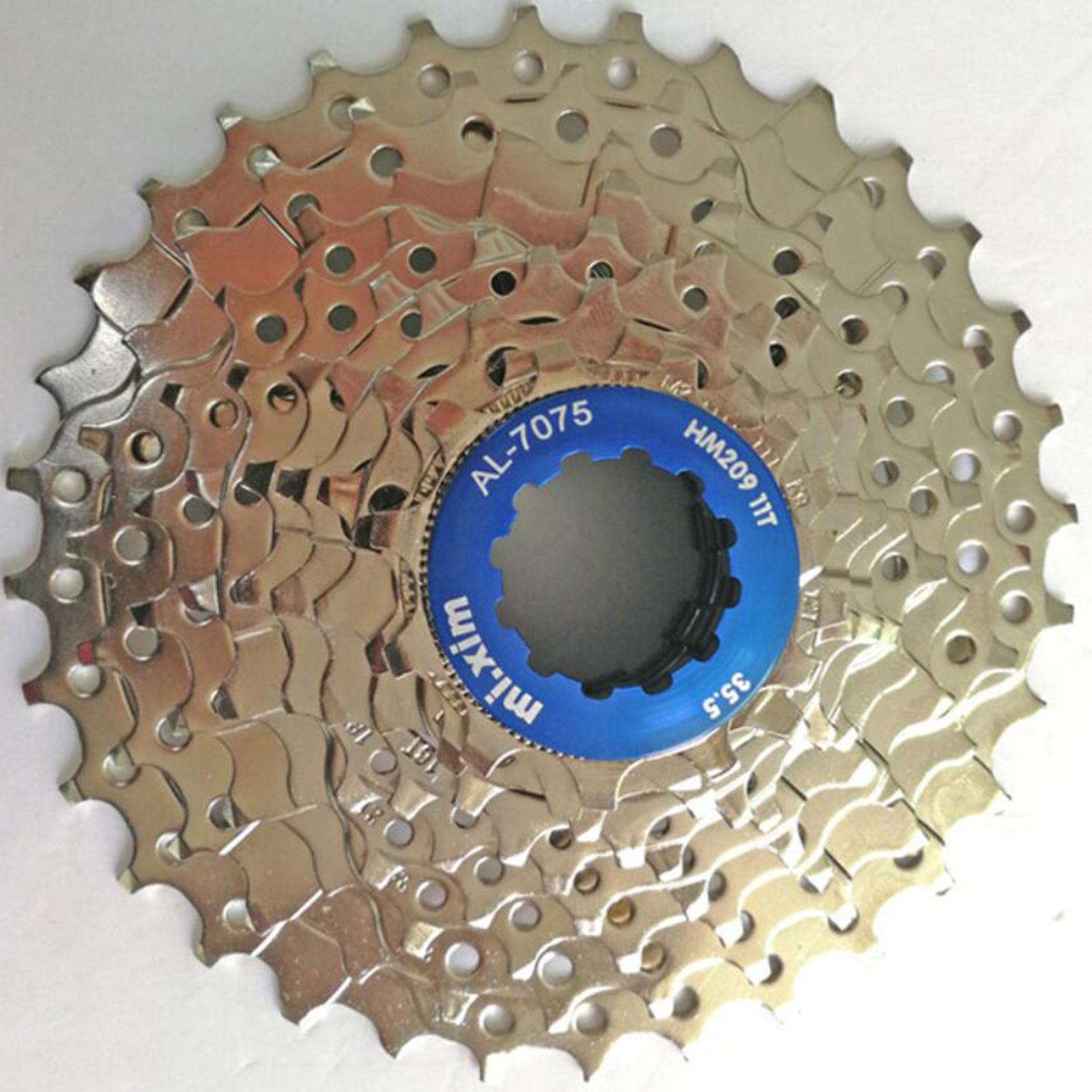 4x11T Bike Cassette Cover Freewheel Lock Ring Fixing Lid Flywheel Blue